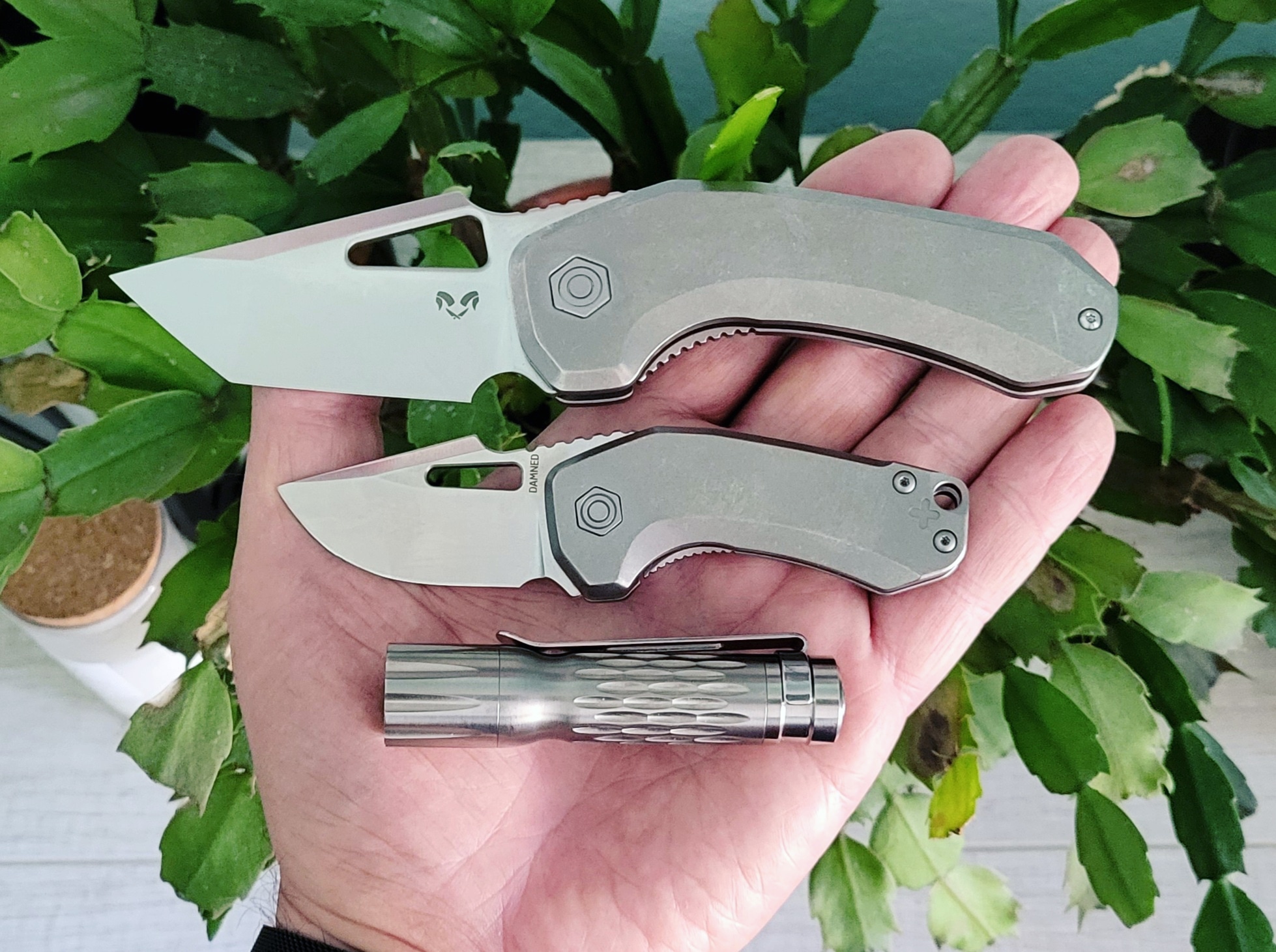 Happy Titanium Tuesday! The new Damned Designs Titanium Oni XL, the Ti