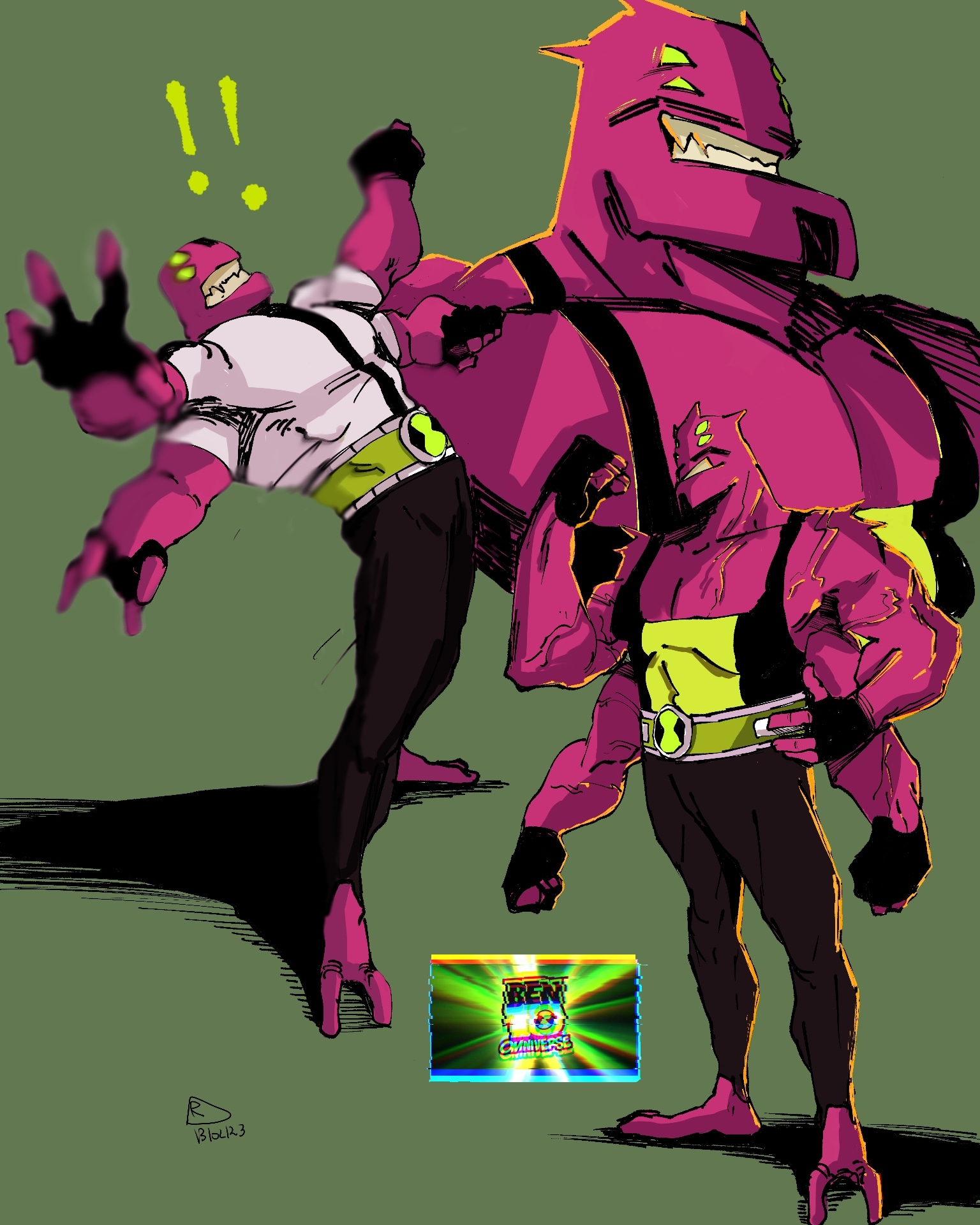 four arms fanart I made. r/Ben10