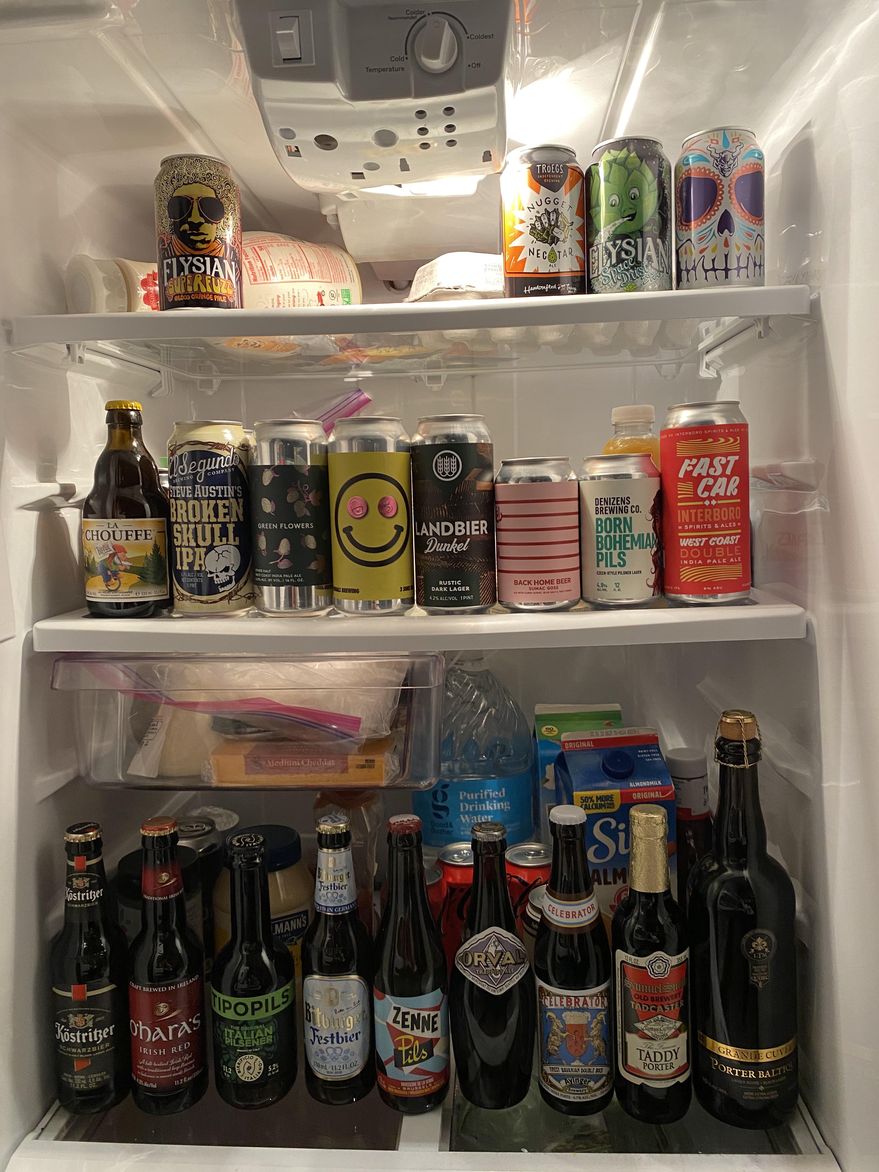 Nothing more beautiful than a fridge full of beer CraftBeer