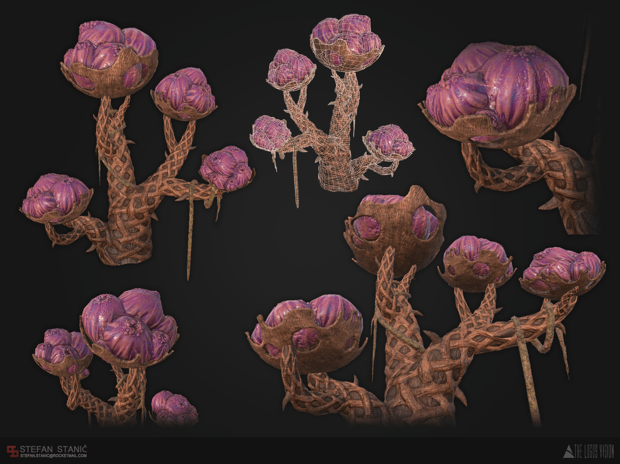 Water Plant (Blender+Substance Painter) blender