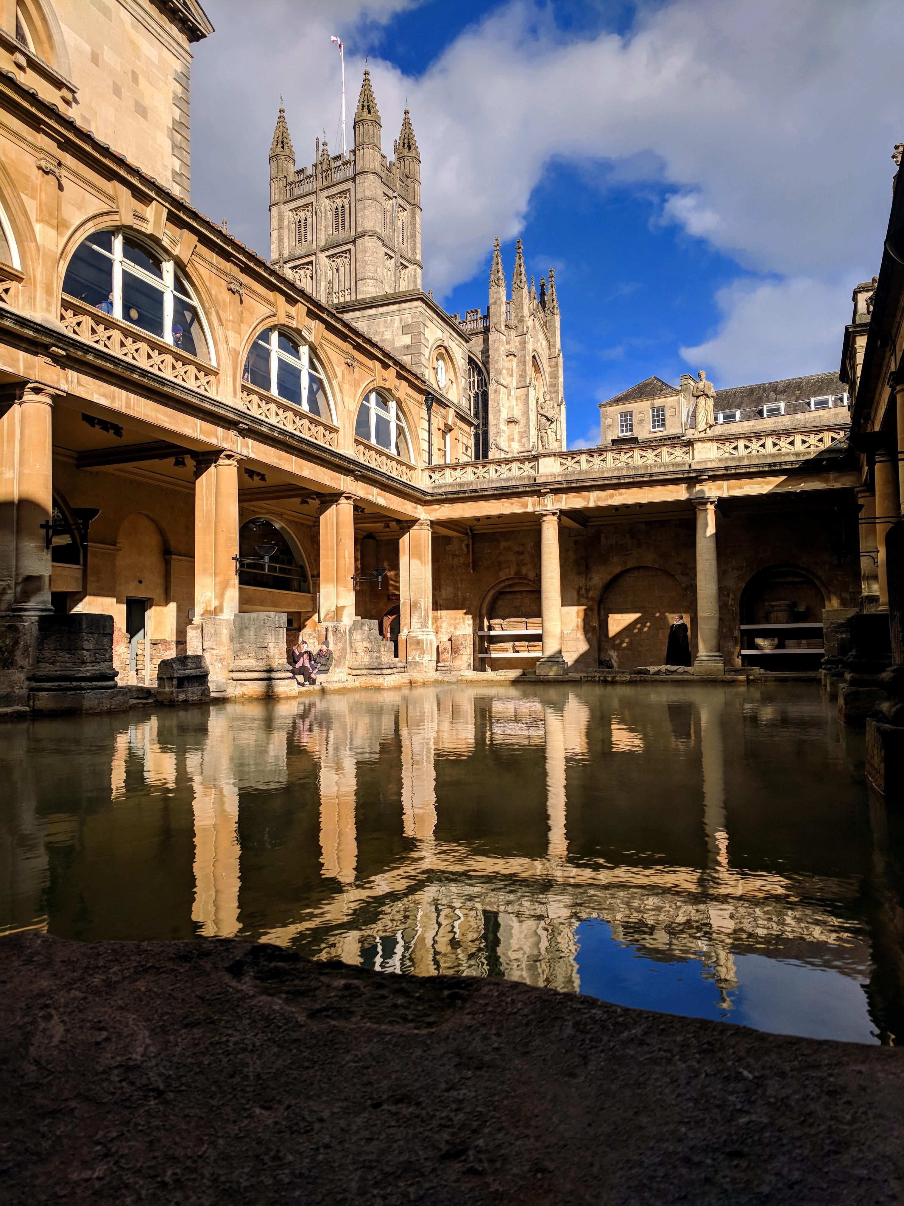 The Roman Baths, Bath, UK. r/ArchitecturalRevival