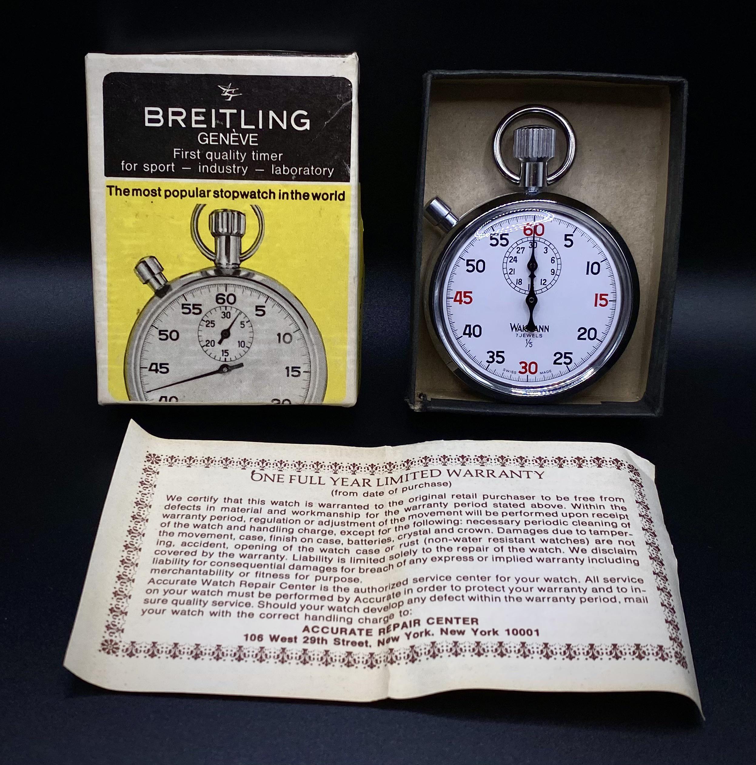 [WTS] NOS Breitling Wakmann Stopwatch w/ Original Warranty r