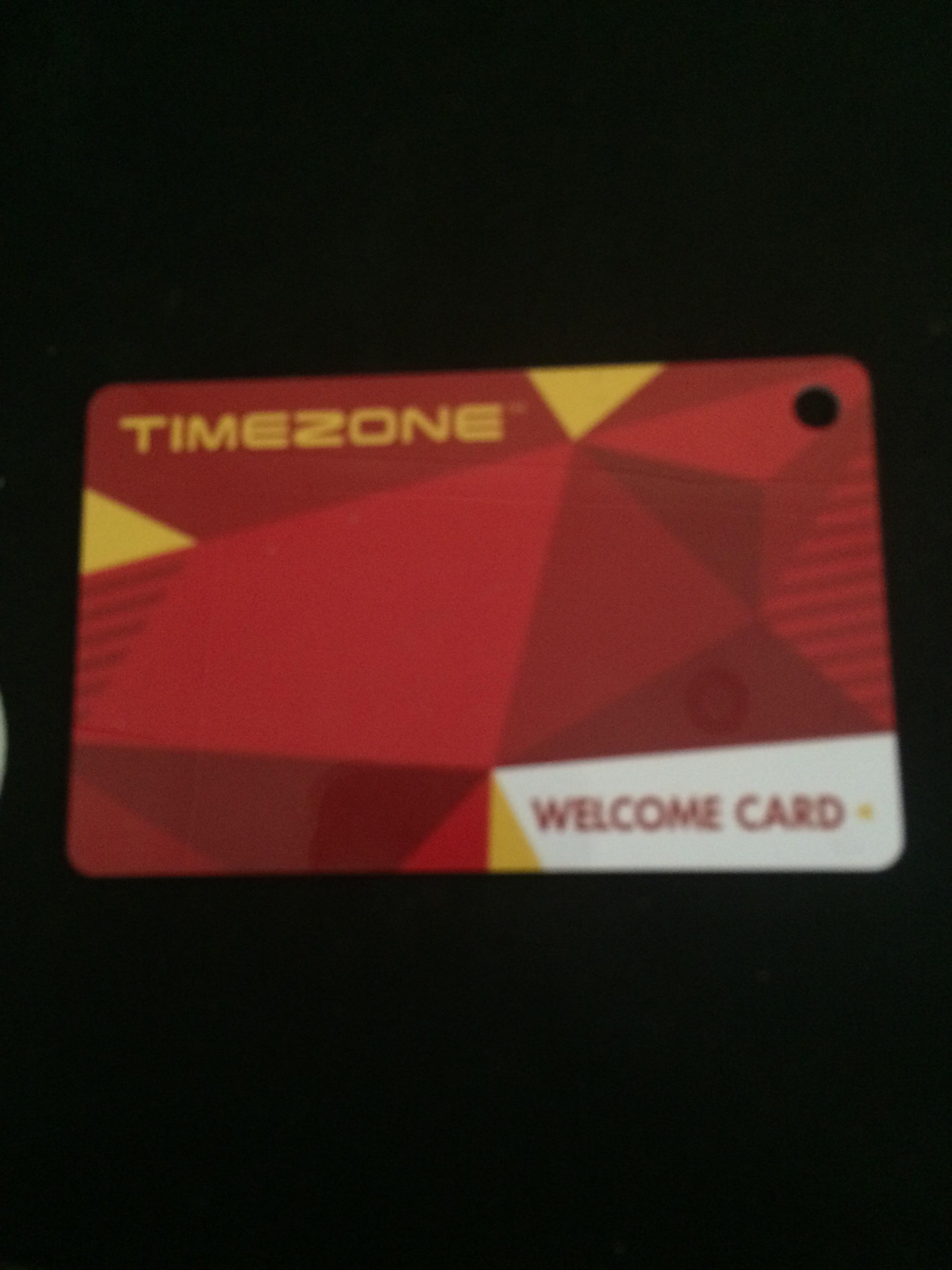 Here is a blurry picture of a timezone card. notinteresting