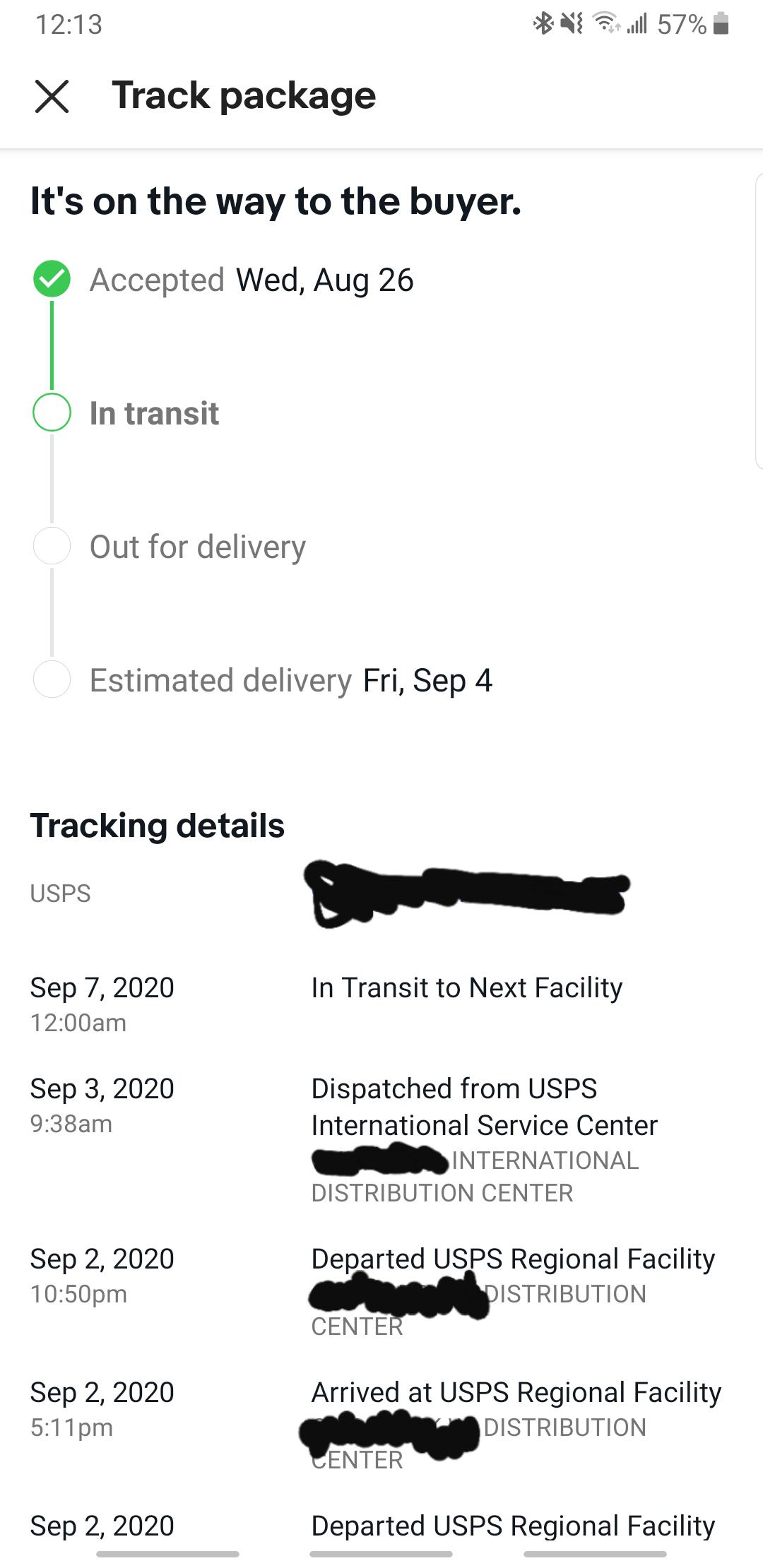 Should the tracking on my international shipment make me worried? Why