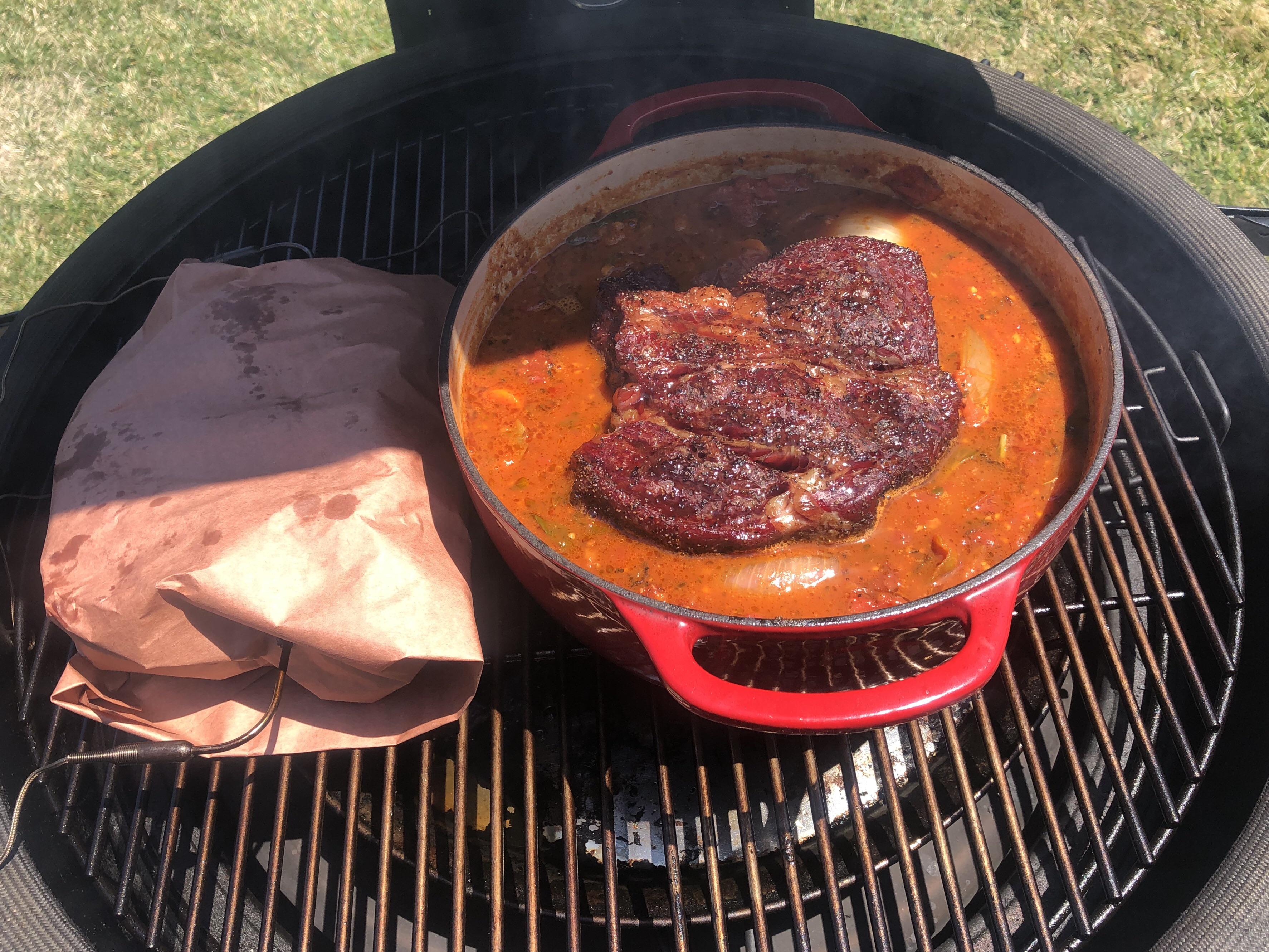 Chuck roast ragu. r/KamadoJoe