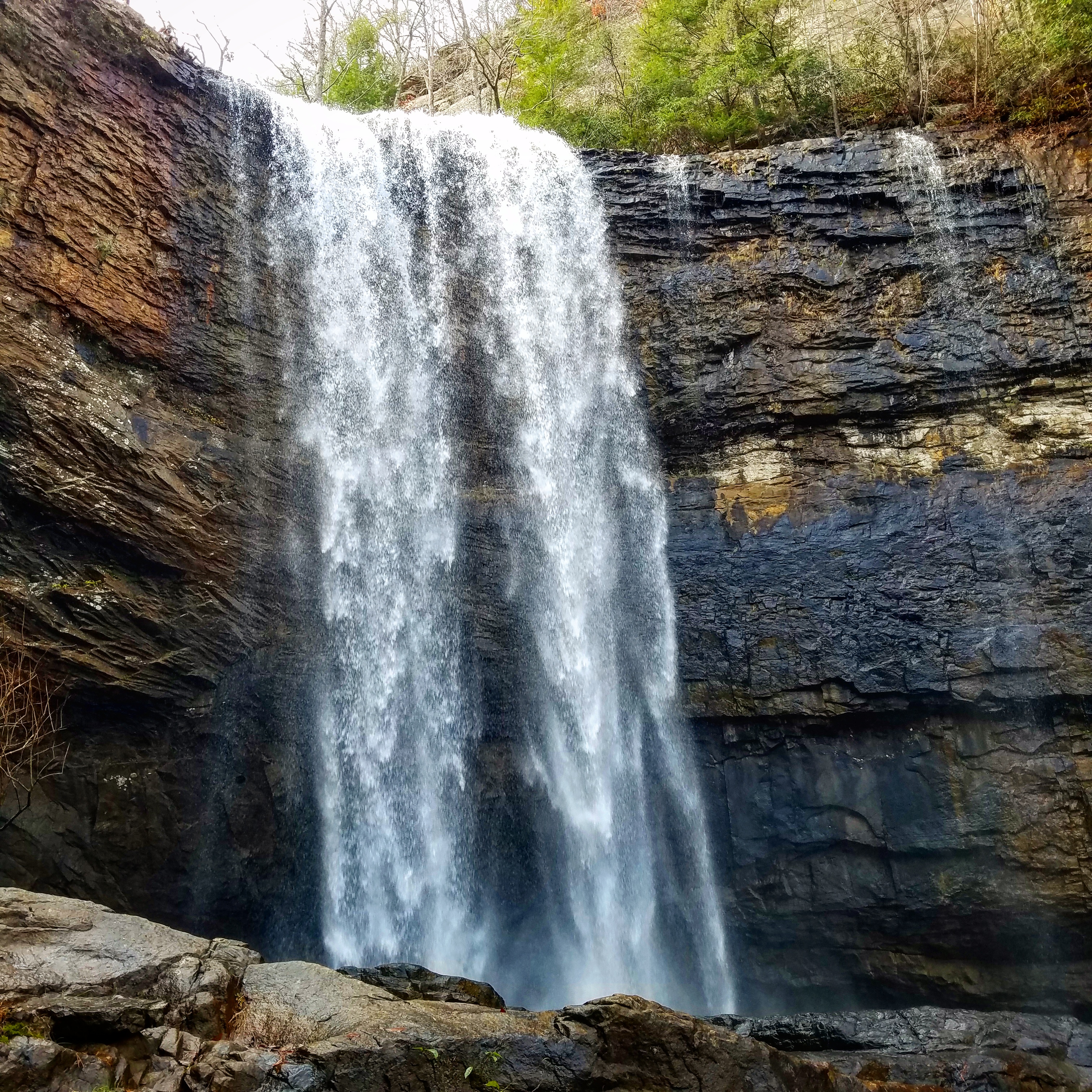 Lula Falls, in the Lula Lake Land Trust at Lookout Mountain r