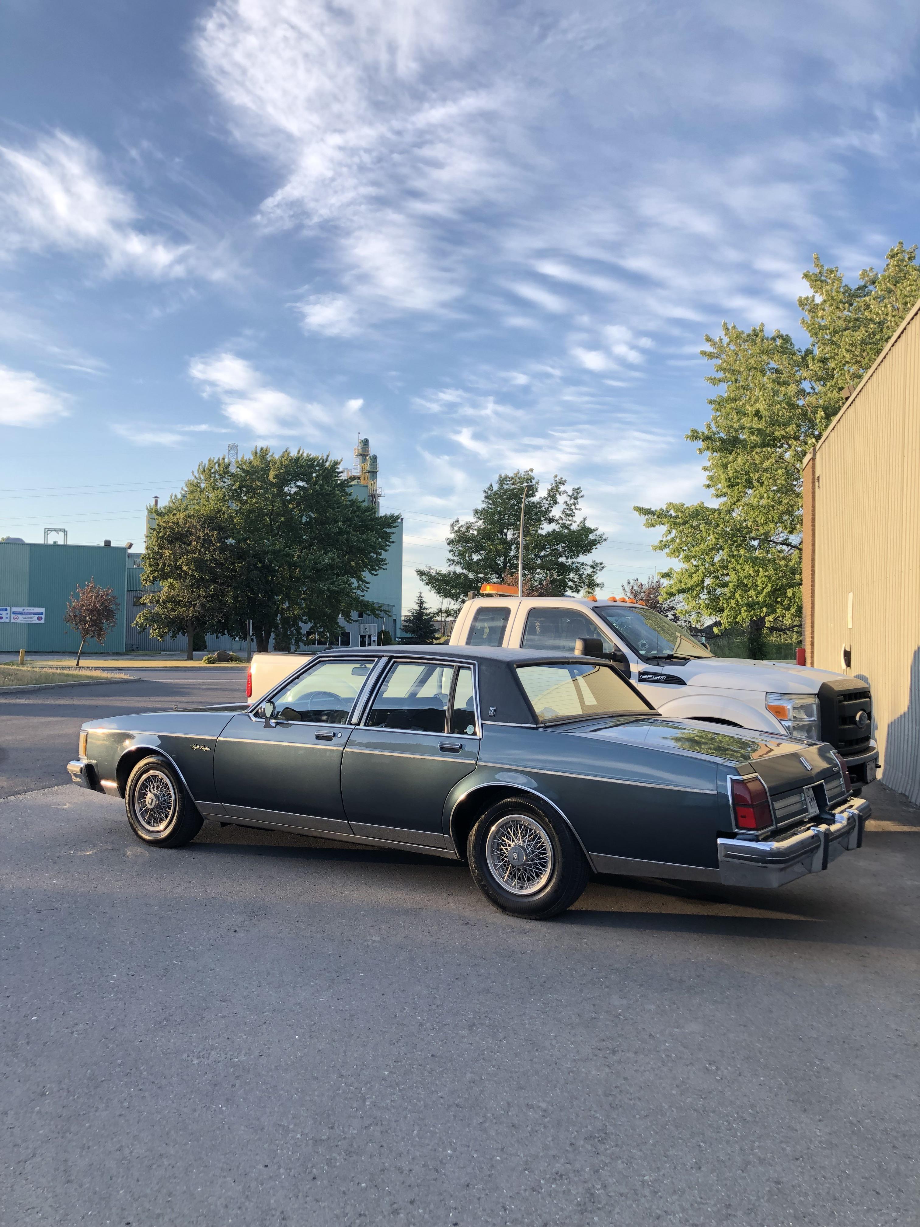 Hey guys, I’m 24 and here’s my 1985 Delta 88 Royale Brougham LS with