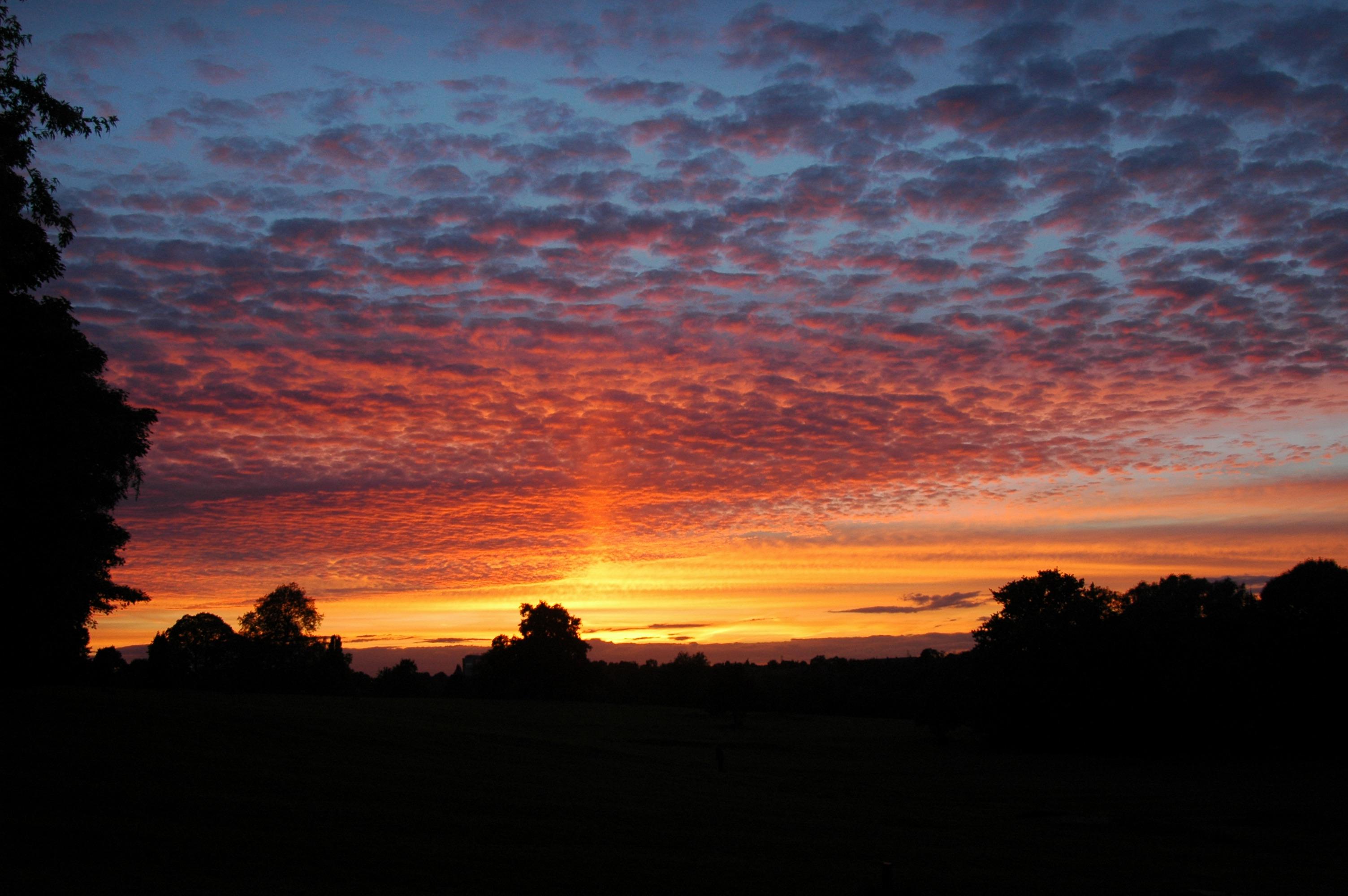 Fantastic vibrant sunset. 2007. Coventry UK [OC] r/SkyPorn