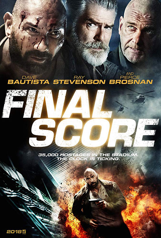 Final Score (2018) Unhinged Die Hard clone starring Dave Bautista and