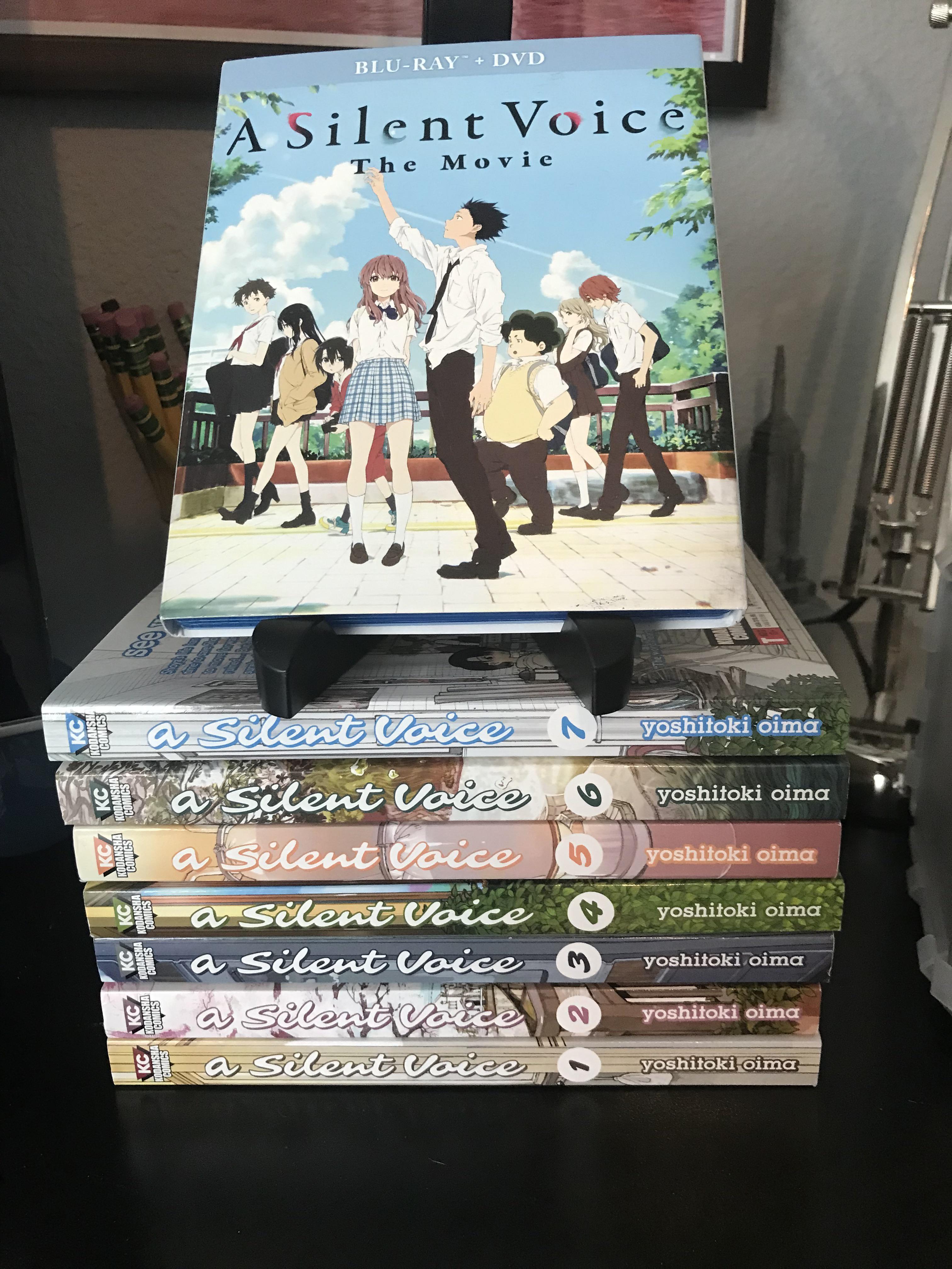I finally got all 7 volumes of “A silent voice” and the manga is even