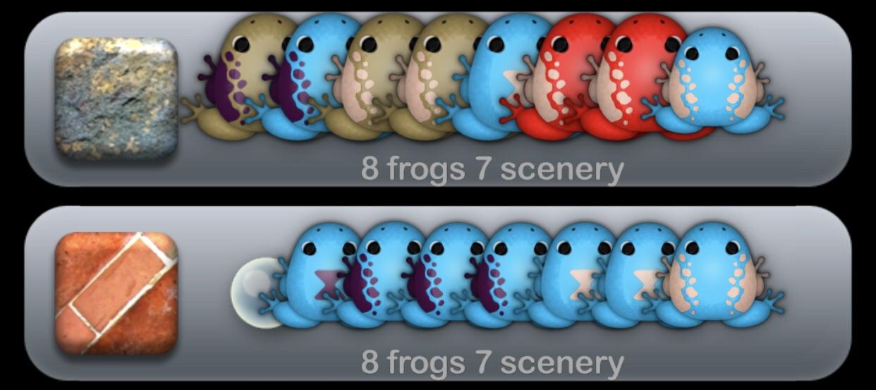 I have a few lower level frogs if anyone is interested. lvl 6 Dextera