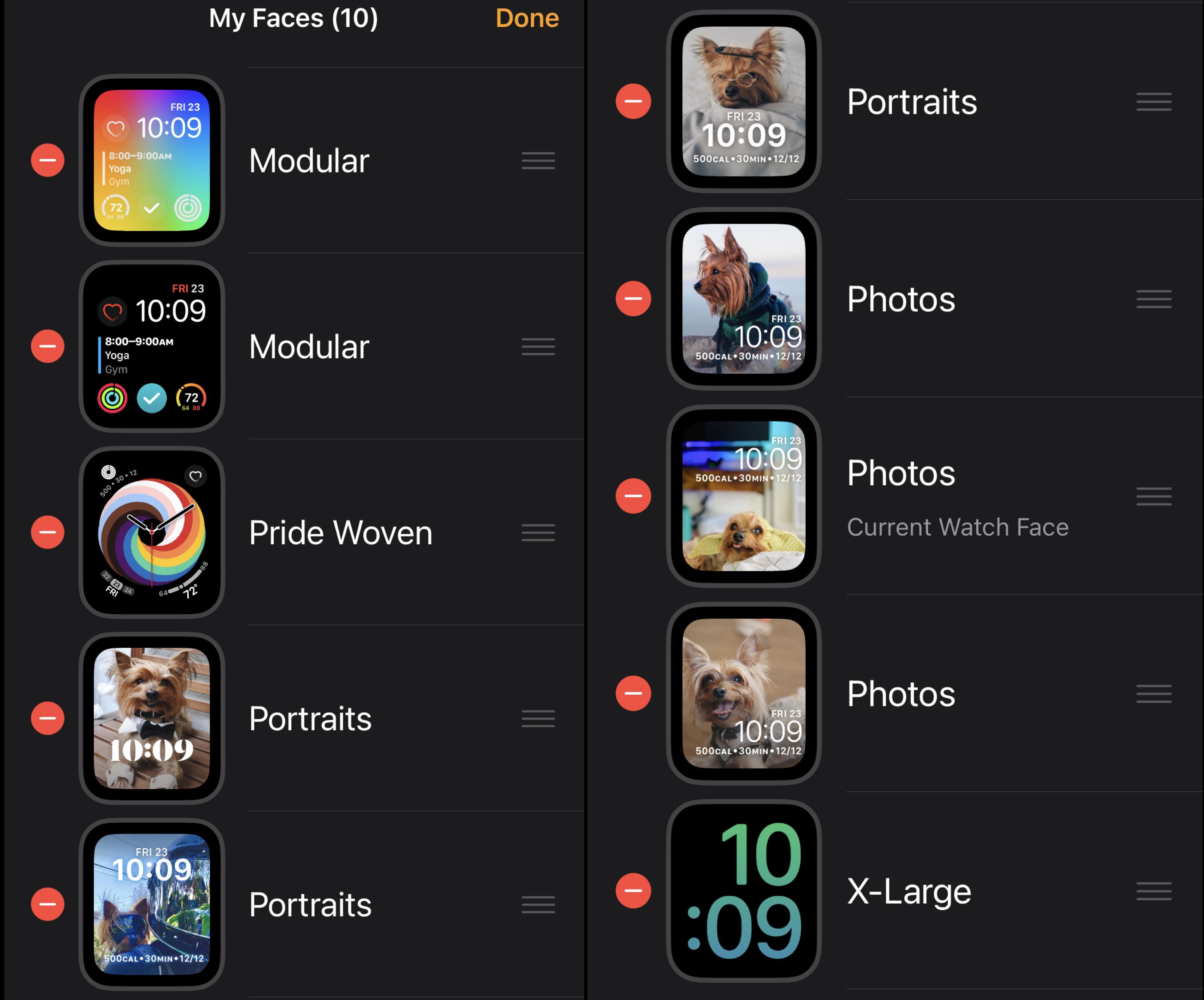 How often do you switch between watch faces? Or do you stick to one