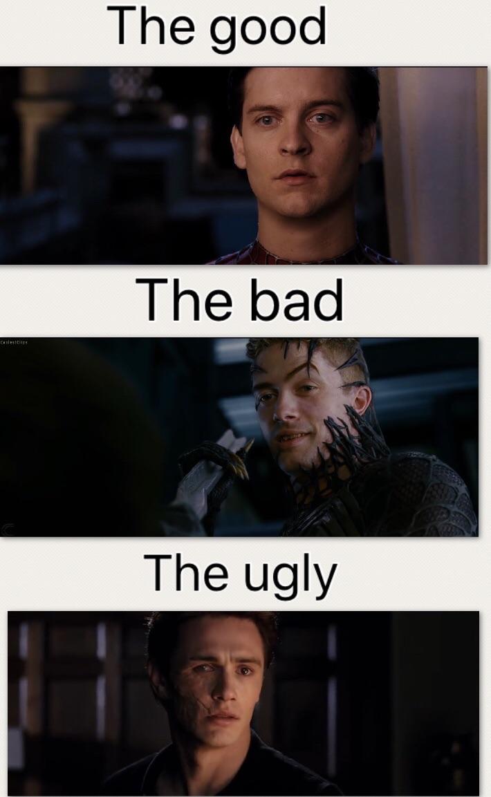 Sam Raimi’s the Good, the Bad, and the Ugly. raimimemes