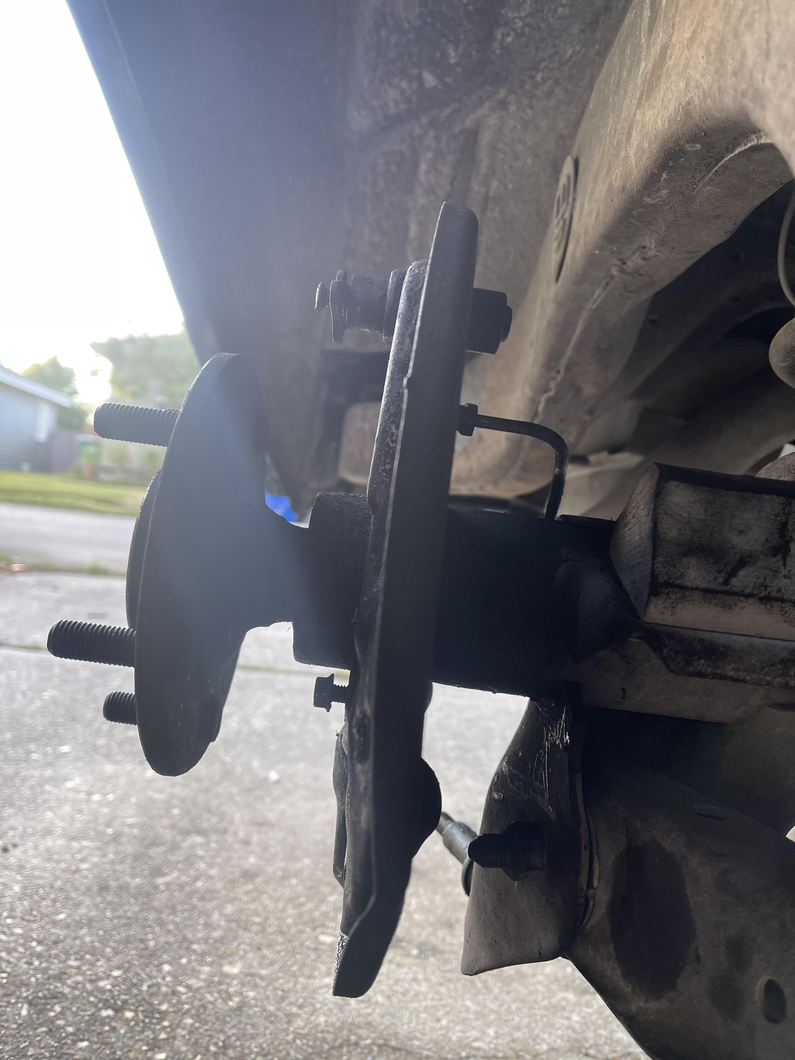 Will a bent backing plate have an effect on brakes when I put new pads