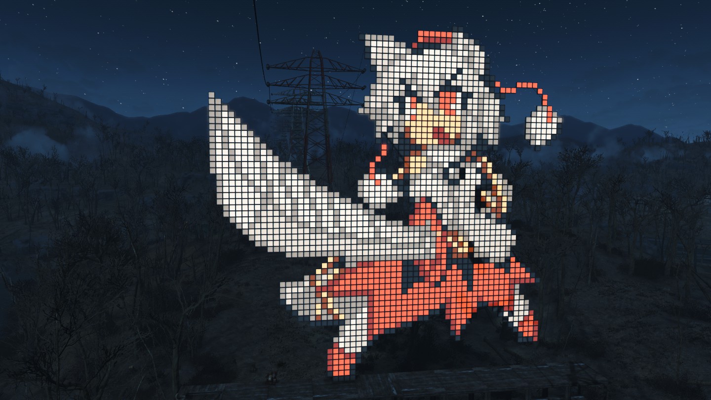 fallout 4 lightbox art r/touhou