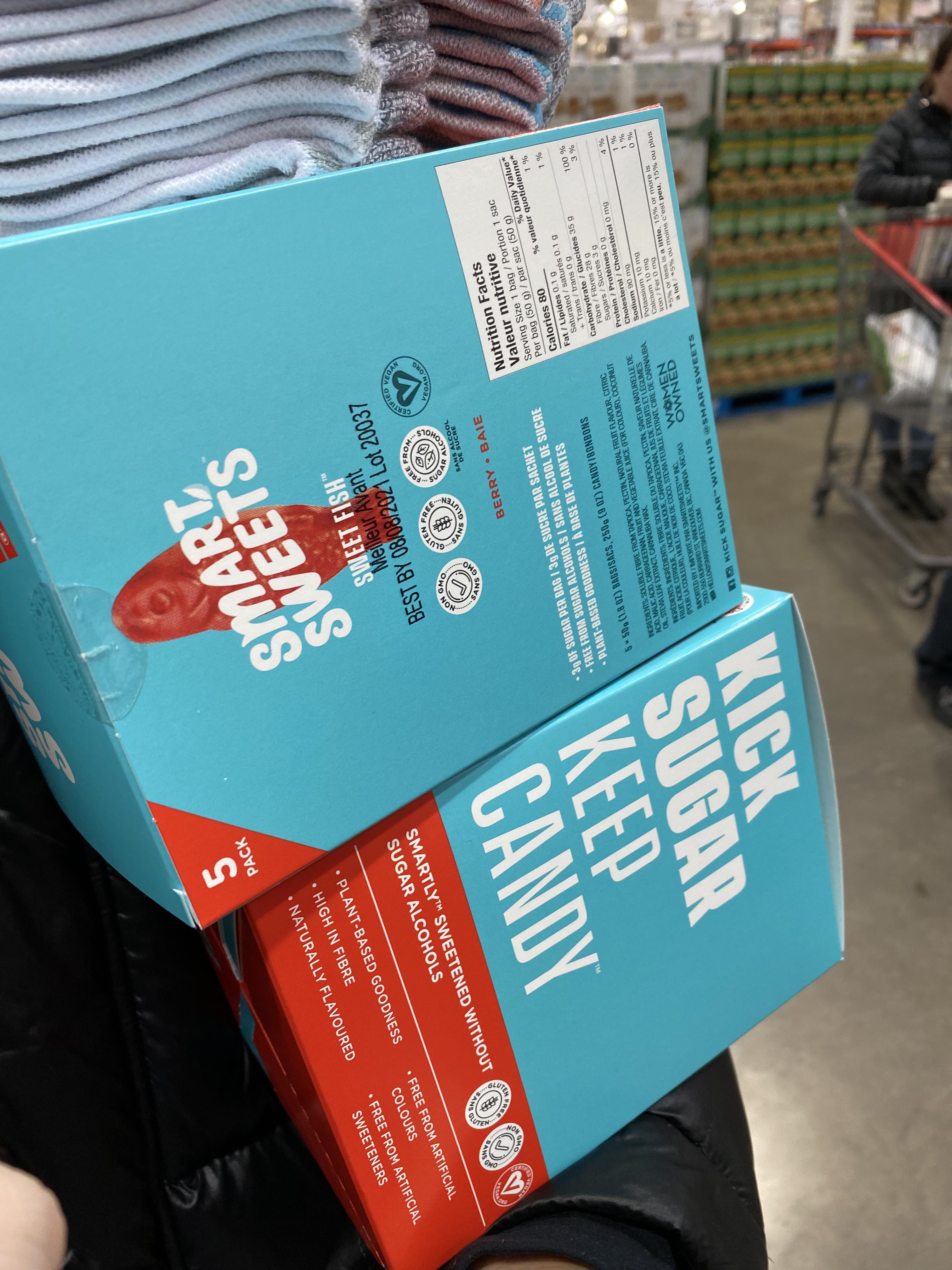 Smart Sweets found at Costco in Toronto, ON !! 5 bags for 12 CAD (= 2