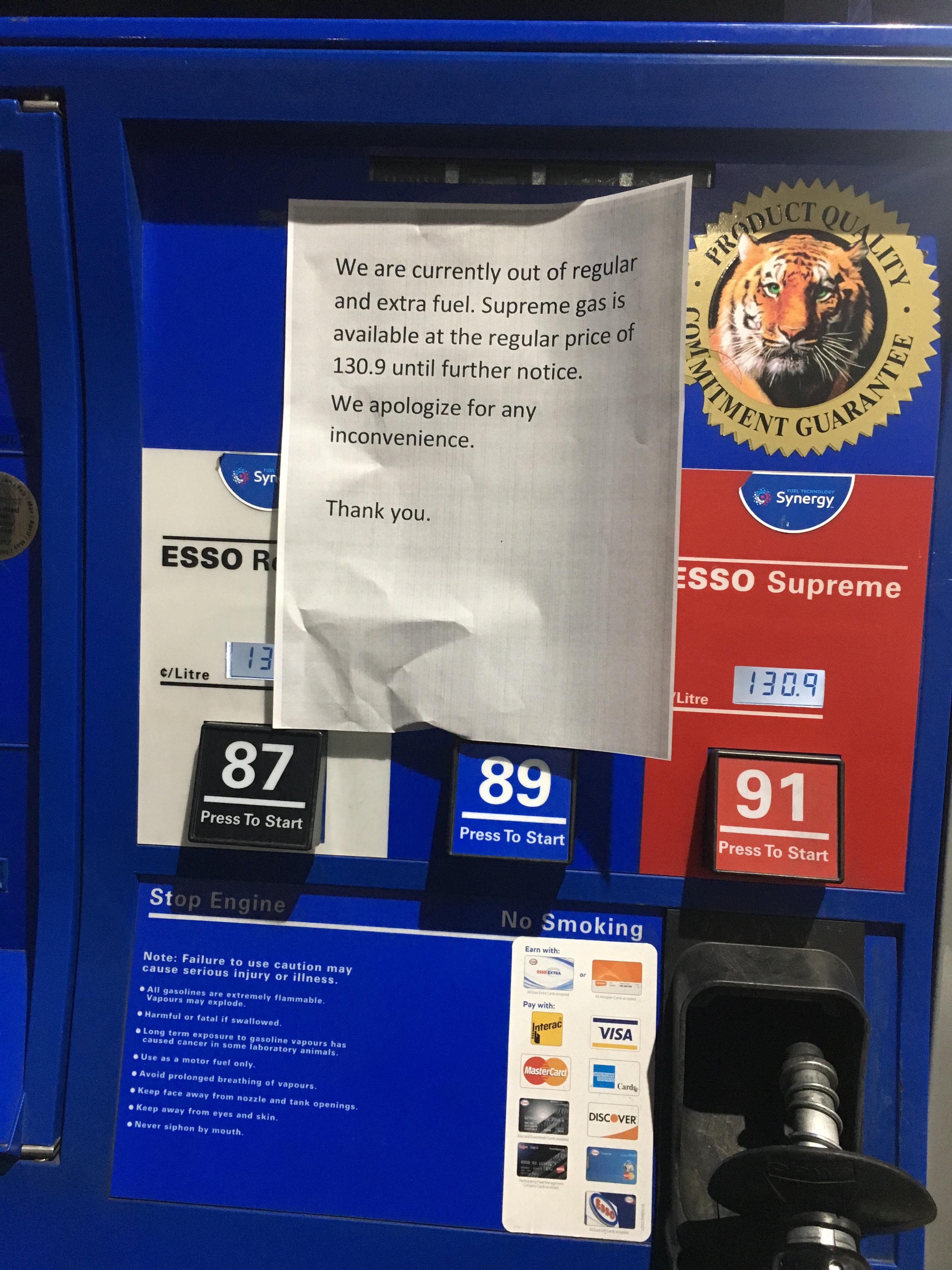 CHEAP GAS IN SURREY Esso on 72nd ave and King Blvd. r/vancouver