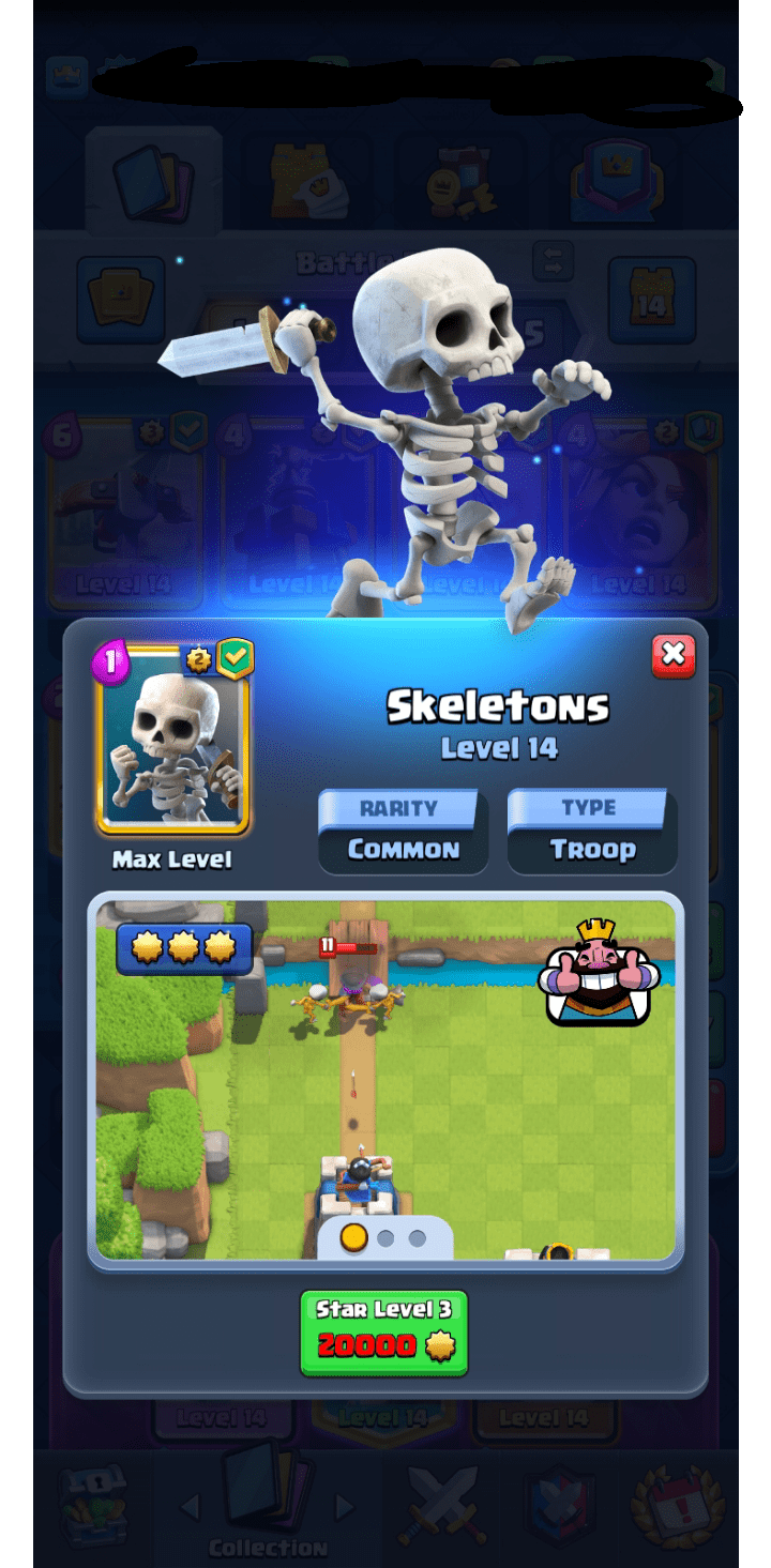 Do star level 3 skeletons look better or worse? r/ClashRoyale