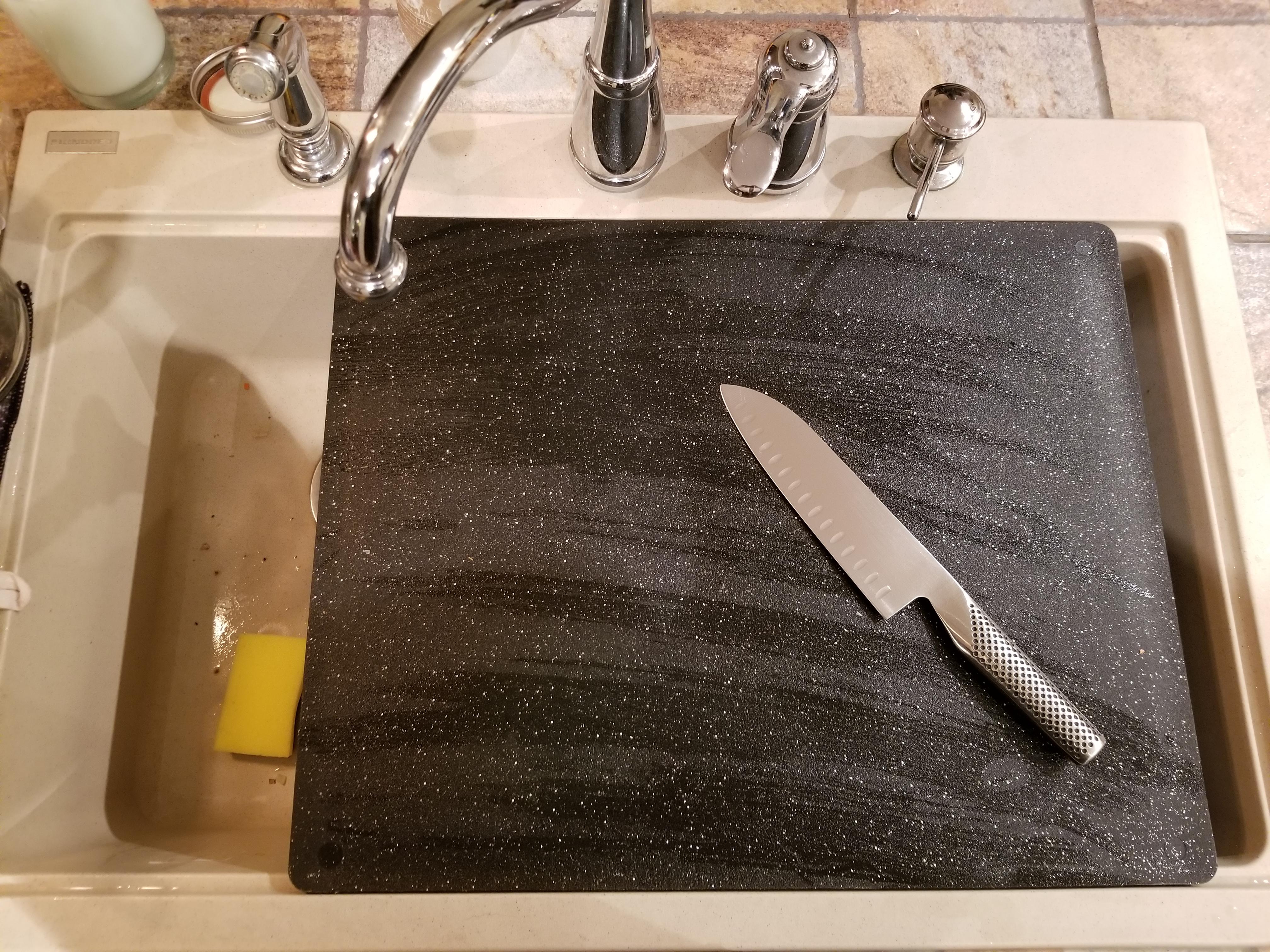 This cutting board has a perfect fit on my kitchen sink r/Perfectfit