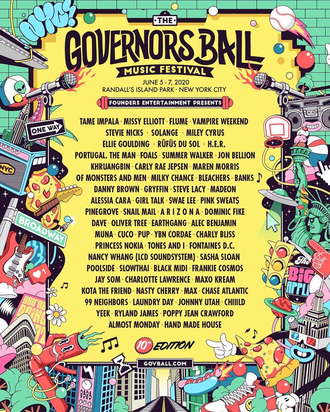 The Governors Ball Lineup r/EDM