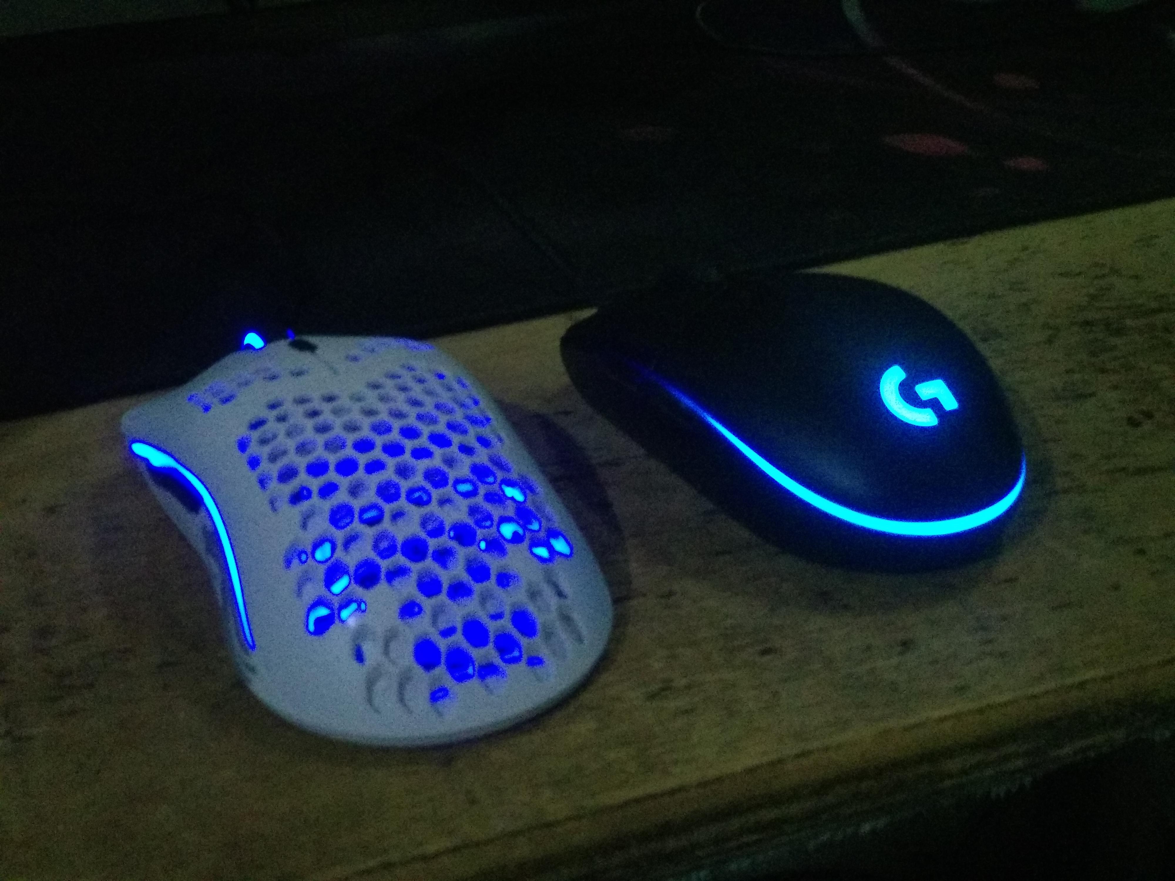 Just bought the wired Model O its really a light mouse compare to my