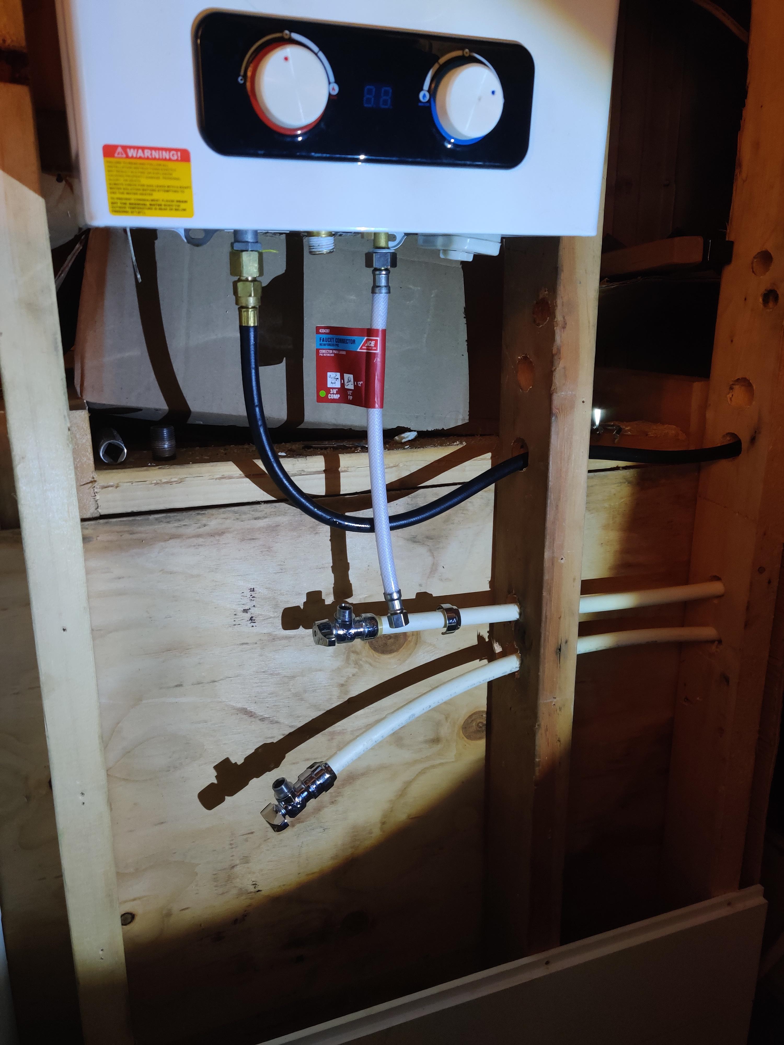 Hot water tank hoses keep leaking, any ideas? r/skoolies