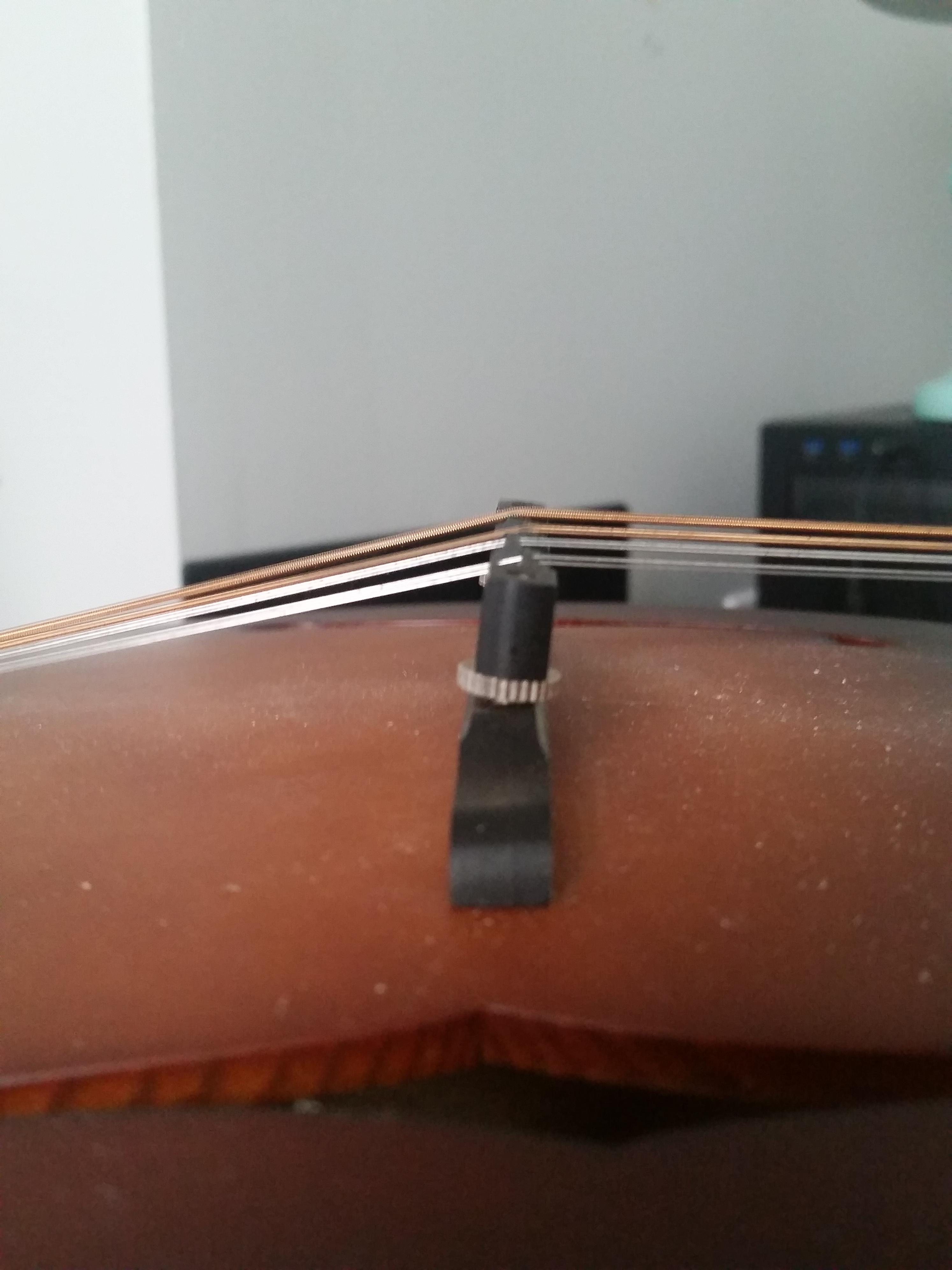 Is this angle on my bridge normal? Or should it be at a perfect 90