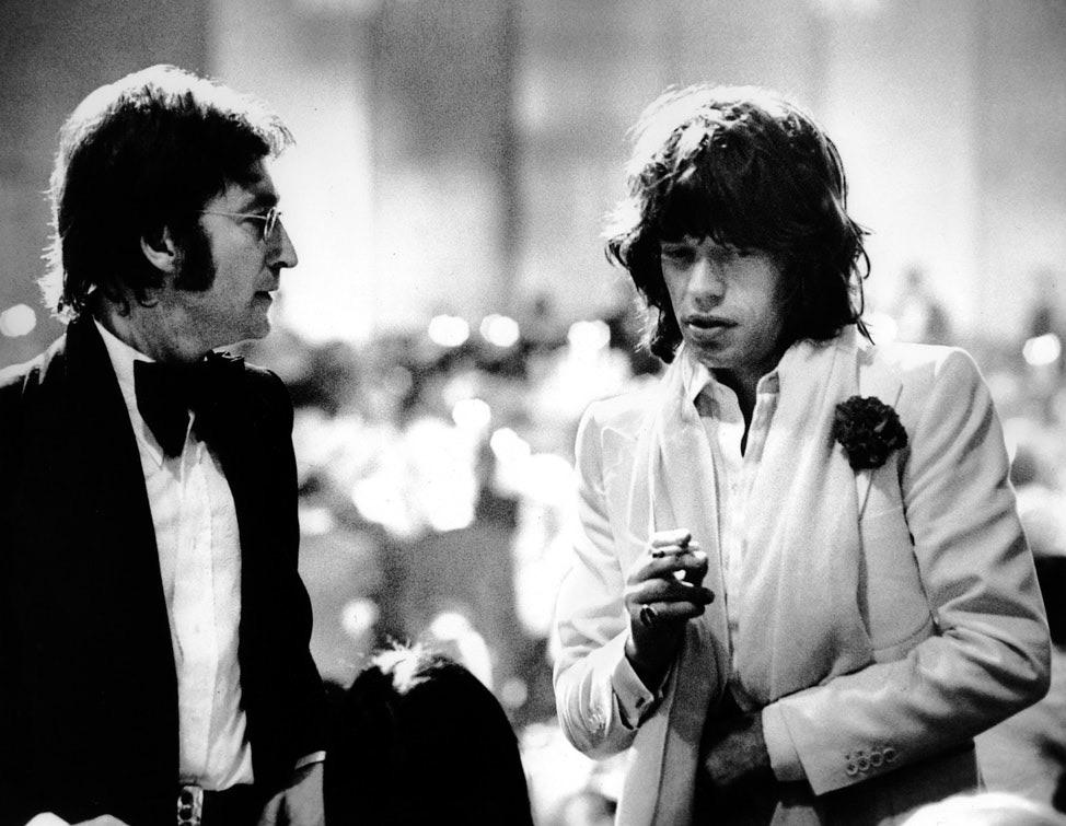 Mick Jagger and John Lennon 1974 r/OldSchoolCool