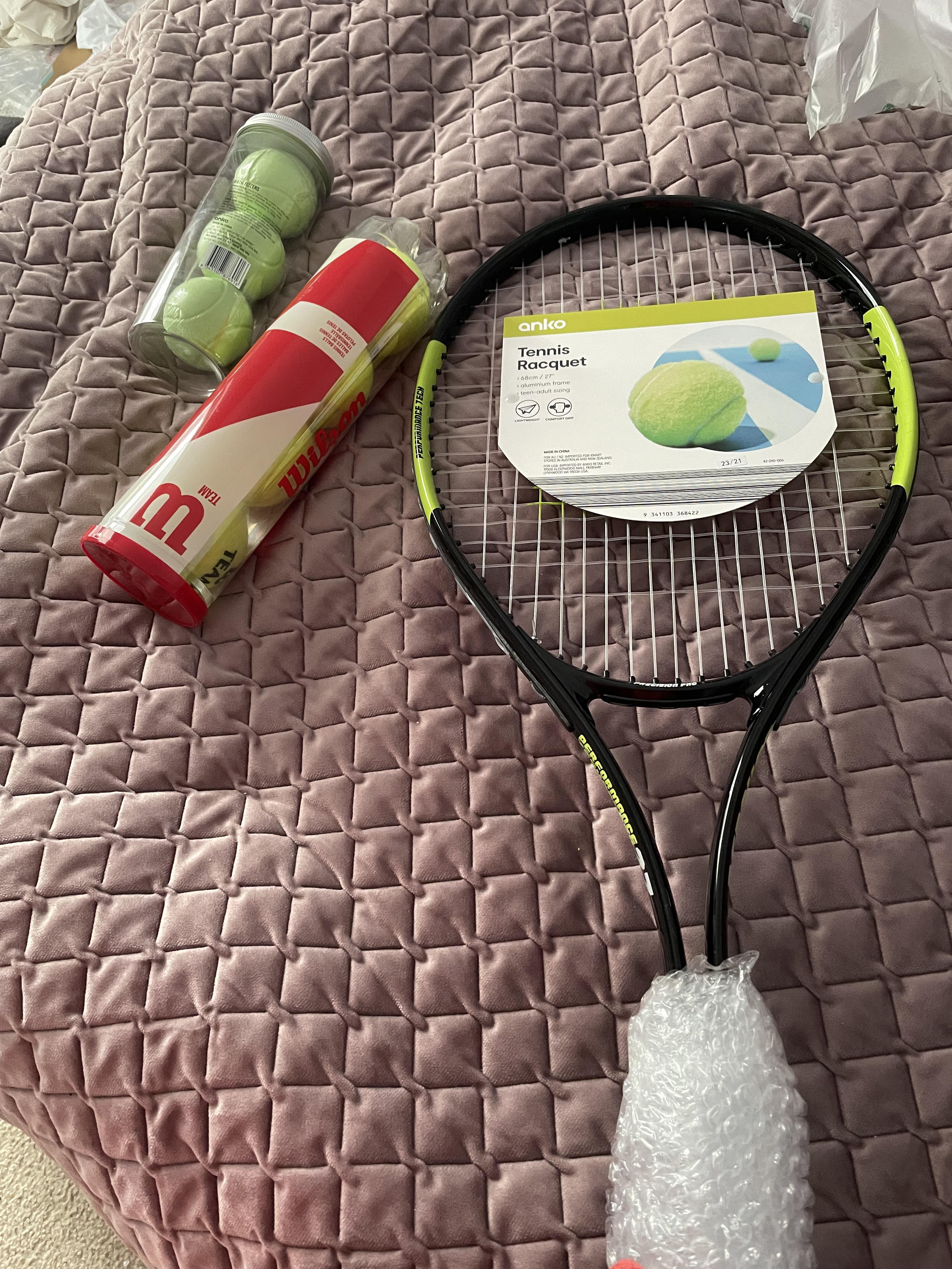 7.50 Racquet from Kmart… is 30 too old to go pro? r/tennis