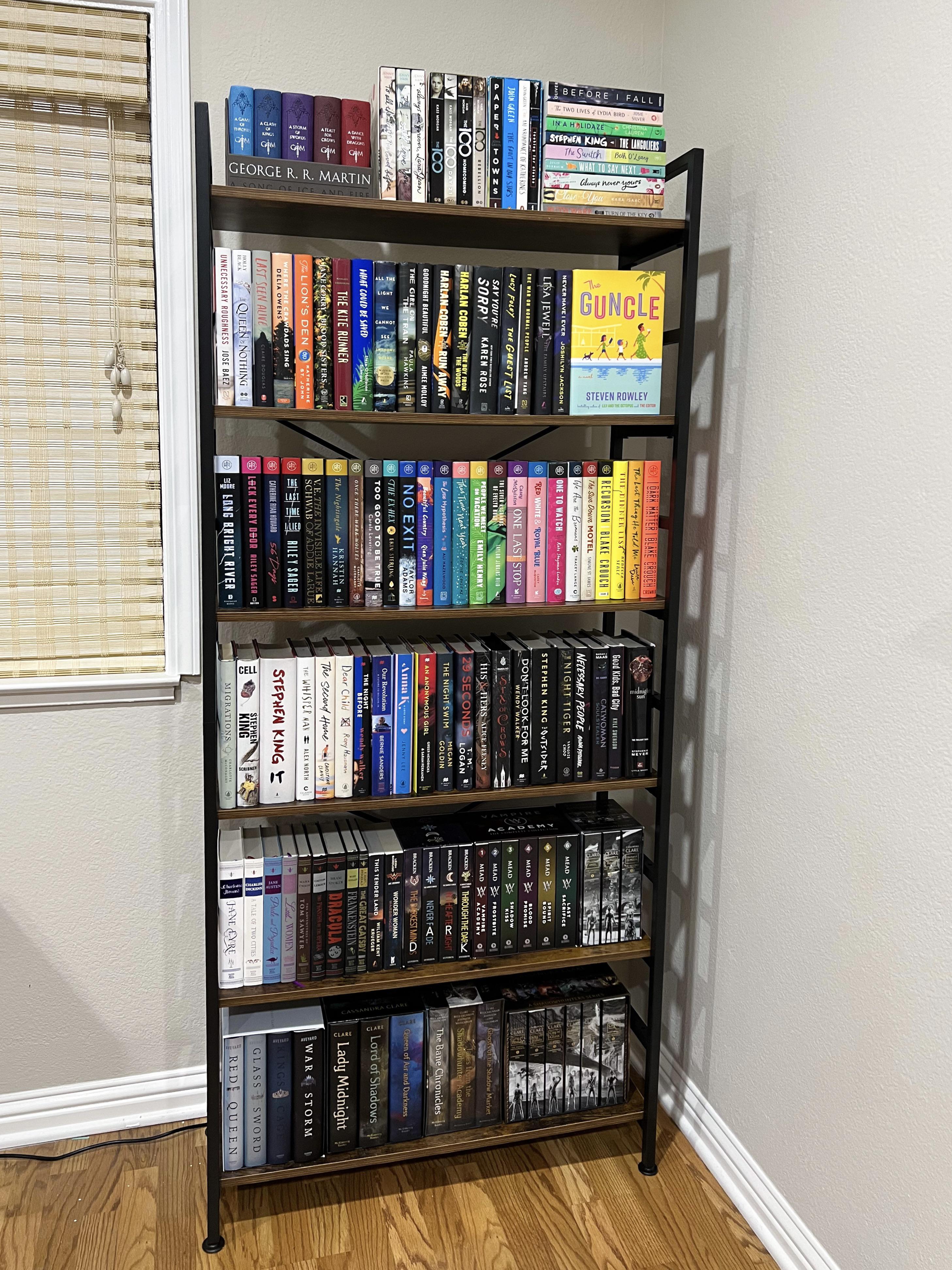 Was trying to hold off on getting a bookshelf until I moved, but I