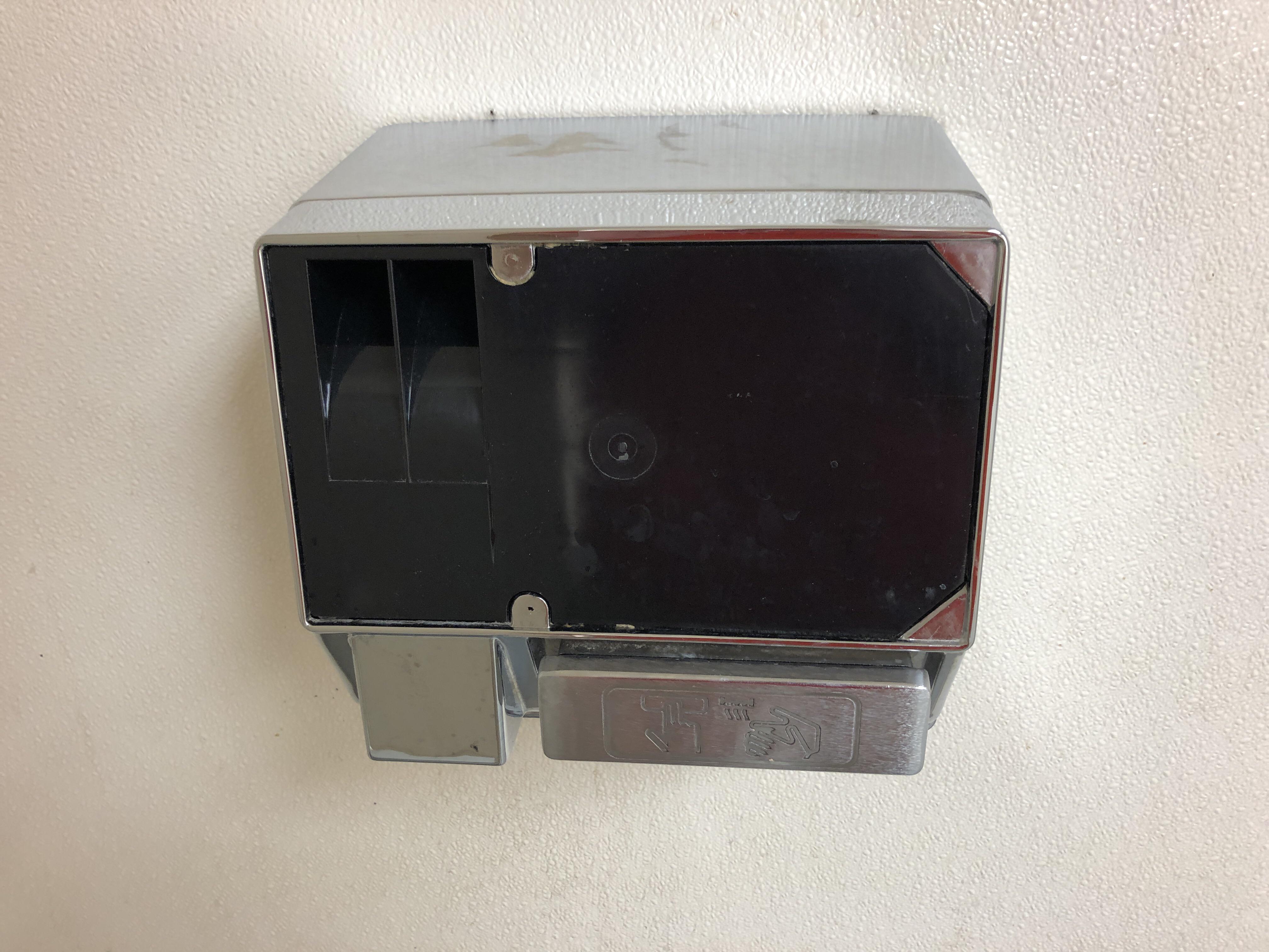 This older model of hand dryer I met in Colorado r/mildlyinteresting