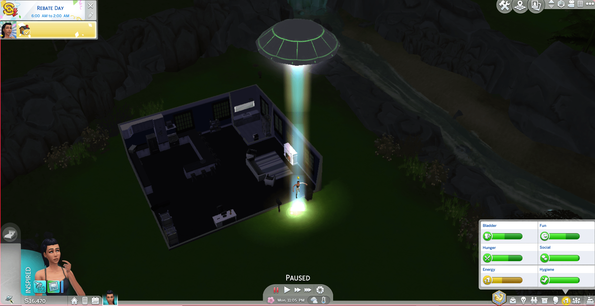 Alien Abduction?? Read a post saying that people miss Sims 2 because of
