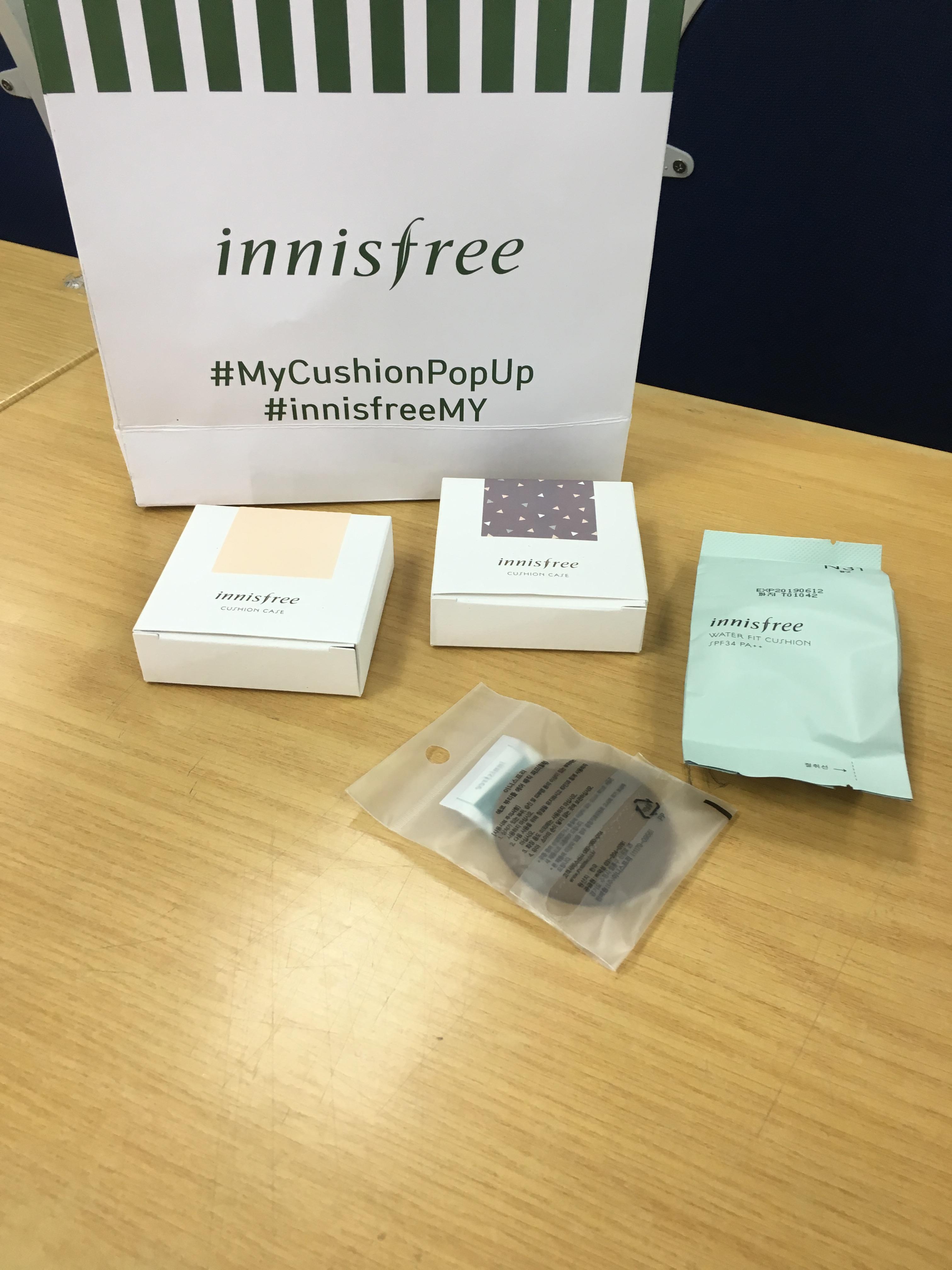 Trying out my first ever cushion foundation! (Innisfree Water glow