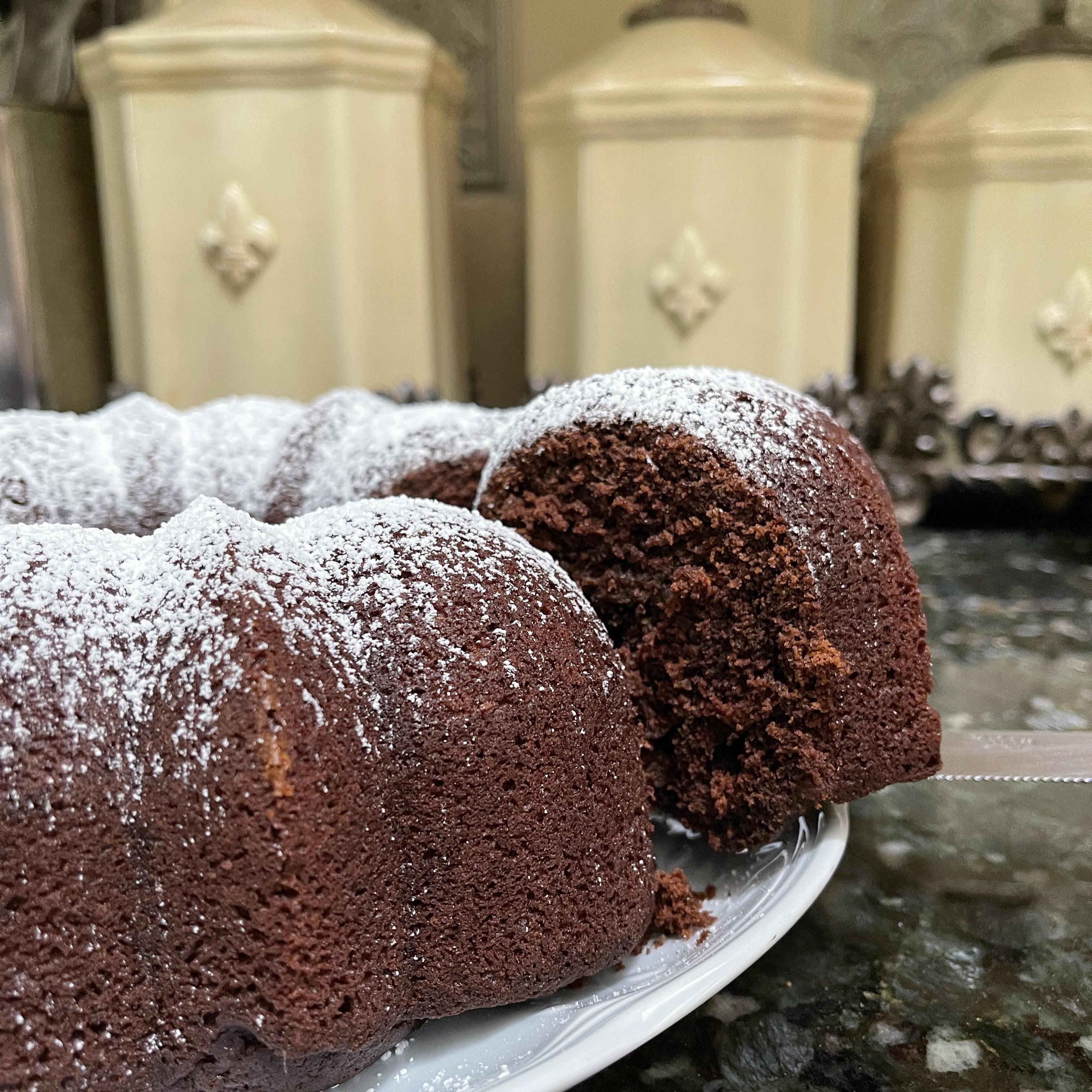 Chocolate Red Wine Bundt Cake r/Baking