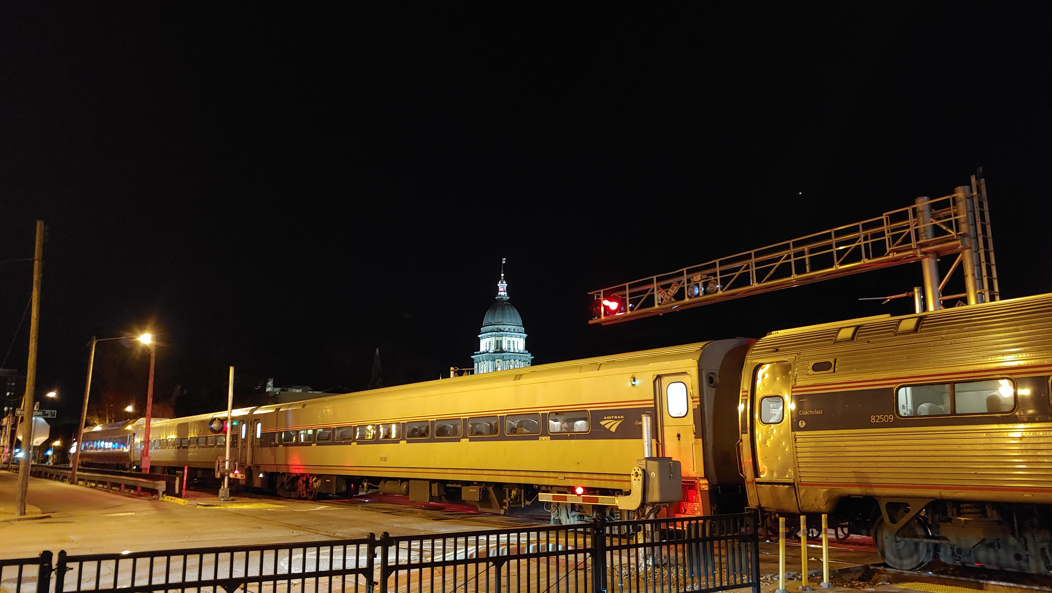 Going to miss this view in Springfield IL when they move the station to