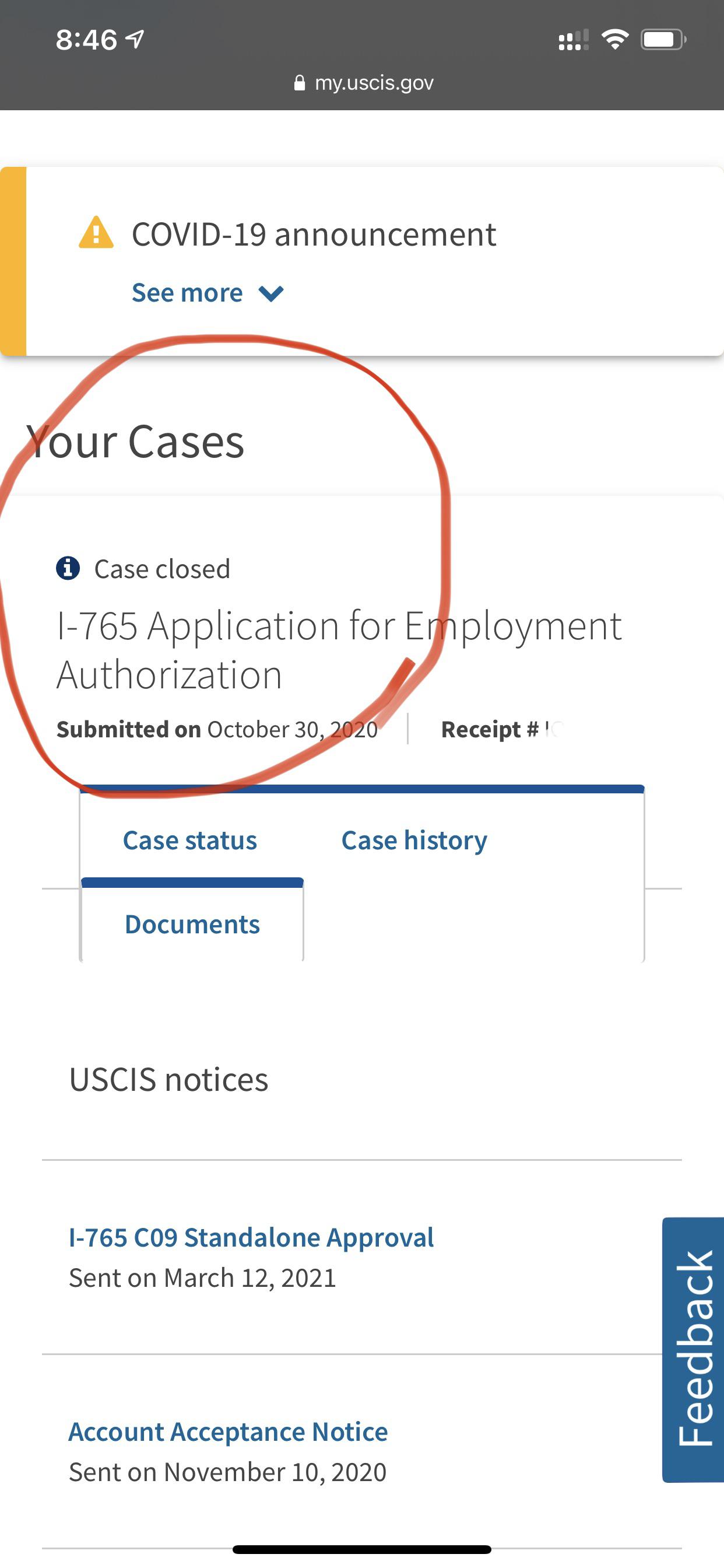 July 2021 AOS Filers Page 7 Adjustment of Status Case Filing and