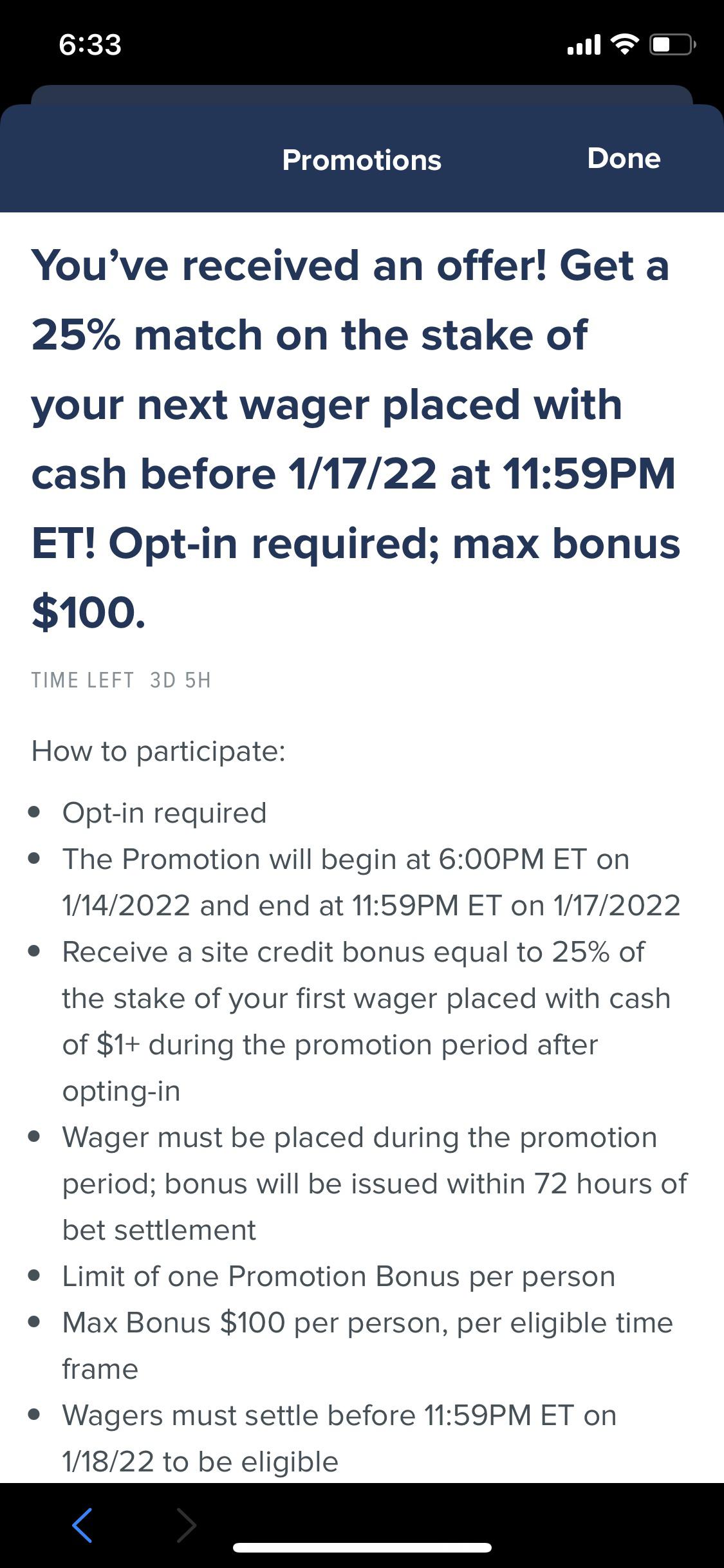 FanDuel SGP bonus funds, anyone else not get the bonus back yet? r