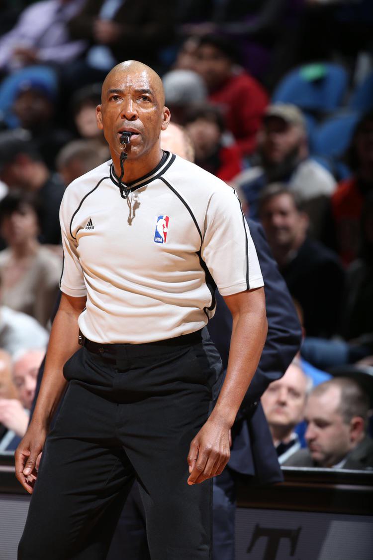 Referee Leon Wood was drafted by the 76ers with the 10th pick in the