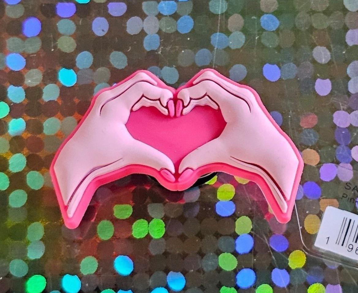 ISO Taylor Swift Pink Heart Hands Jibbitz for Crocs r/TaylorSwiftMerch