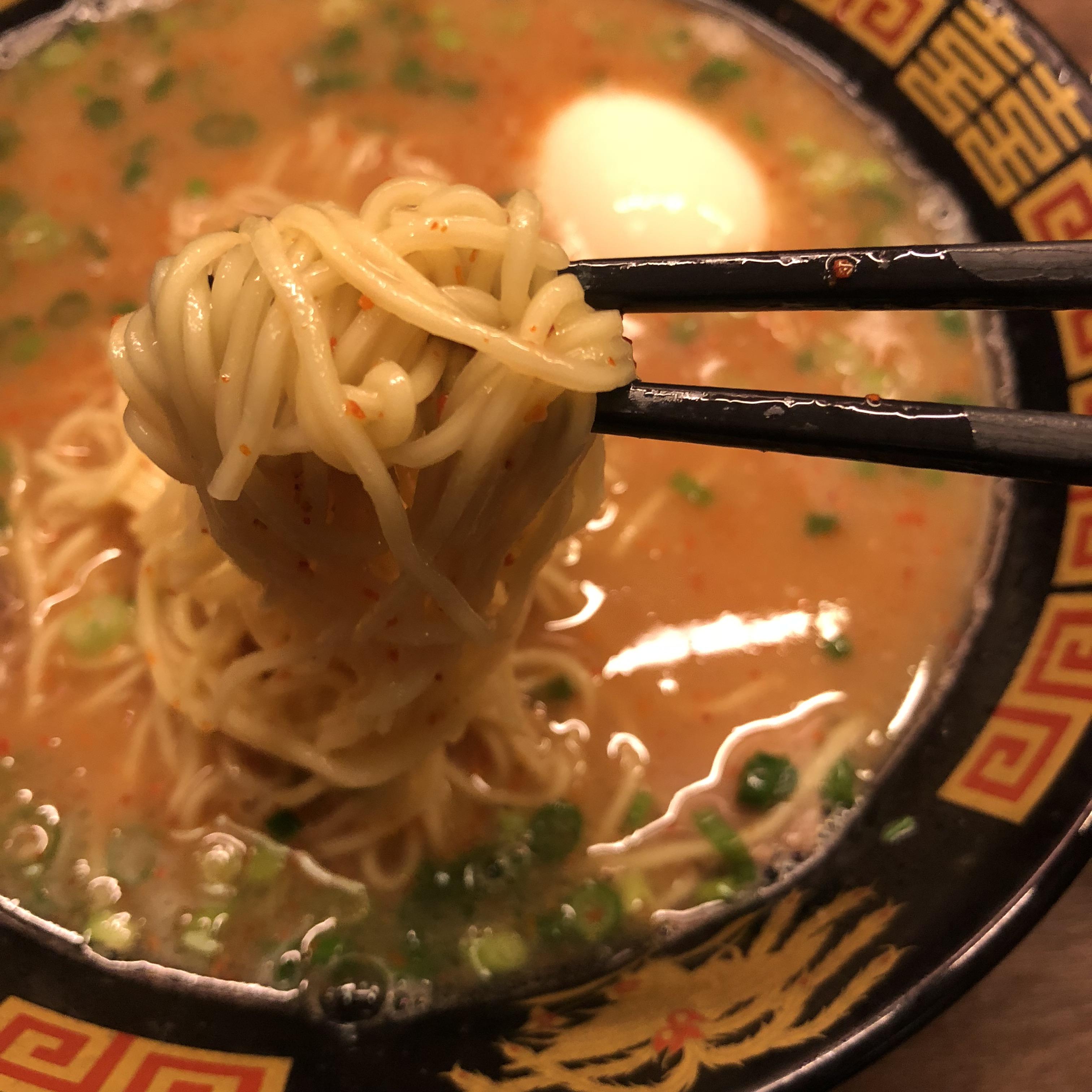 Ichiran Tonkotsu Ramen with added Black Vinegar and Spice Level 4 r/ramen