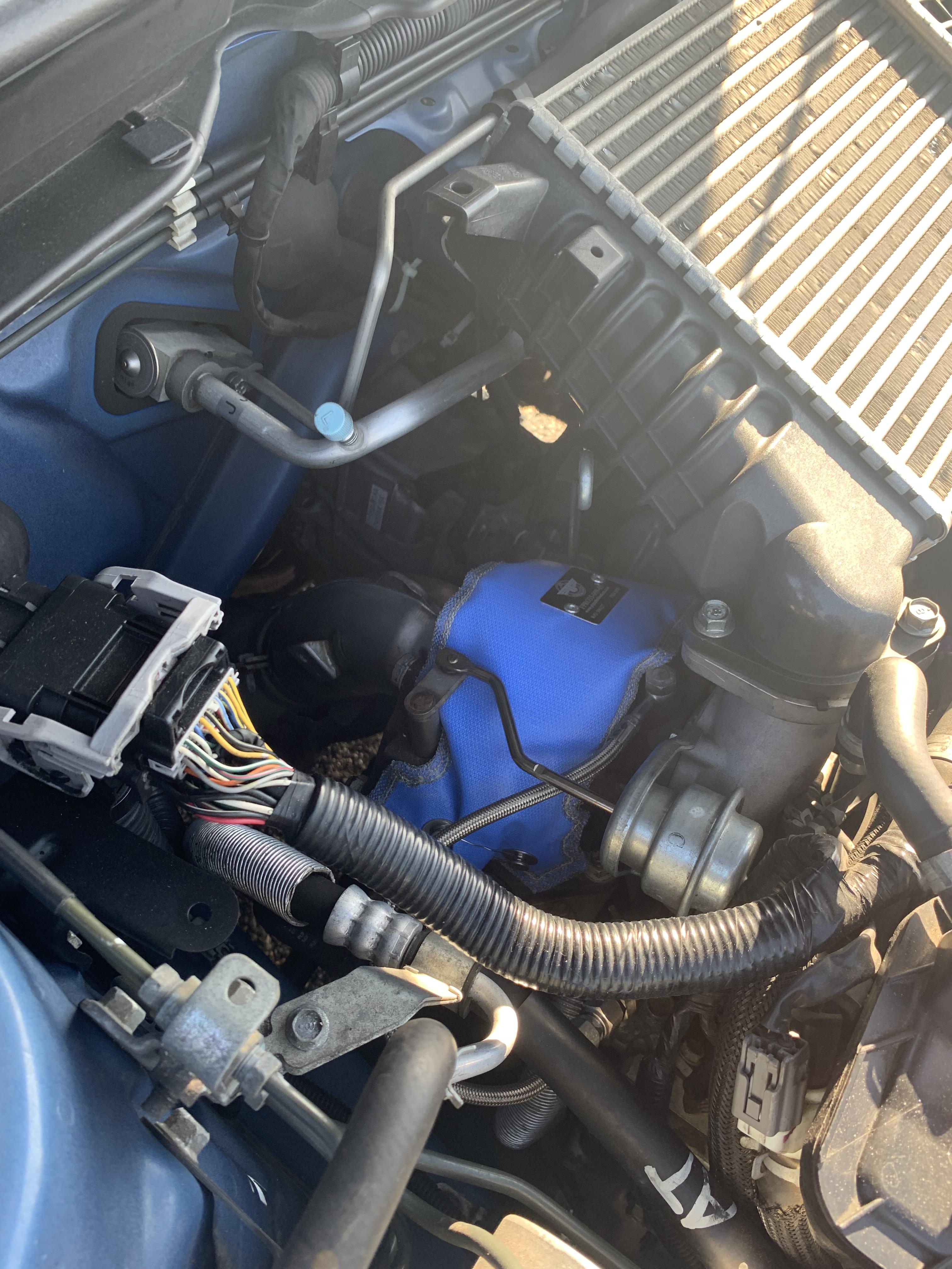 First “mod” ptp turbo blanket r/WRX