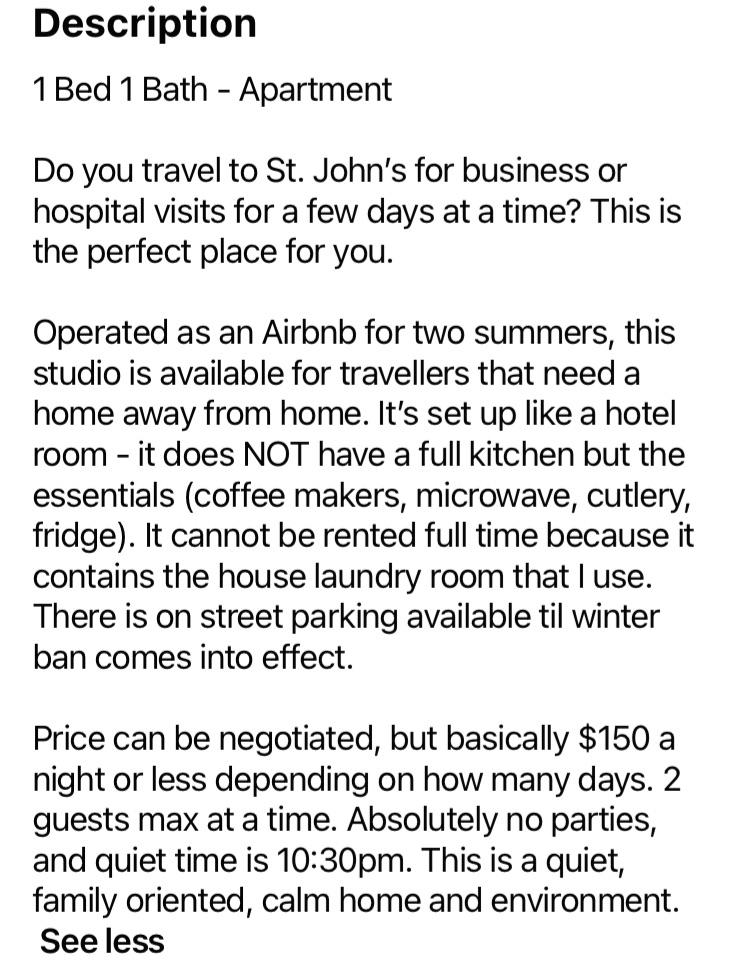 Why would anyone rent an apartment for a sensible 9001100/ month when