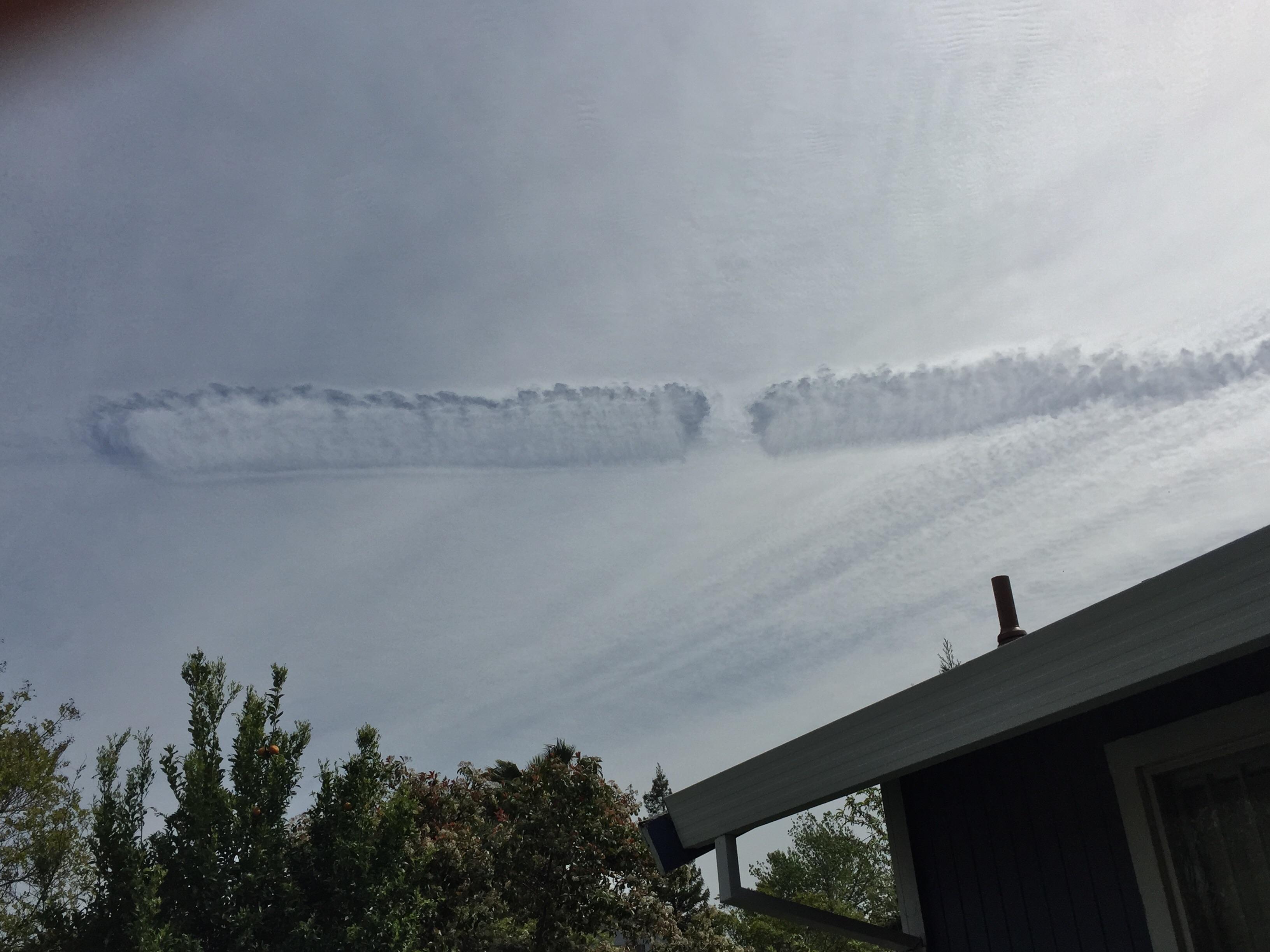 It’s a cloud, I know... but what kind? Taken today in Sacramento, CA