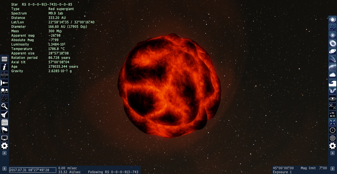 New largest star ever found! 166 AU!!! r/spaceengine