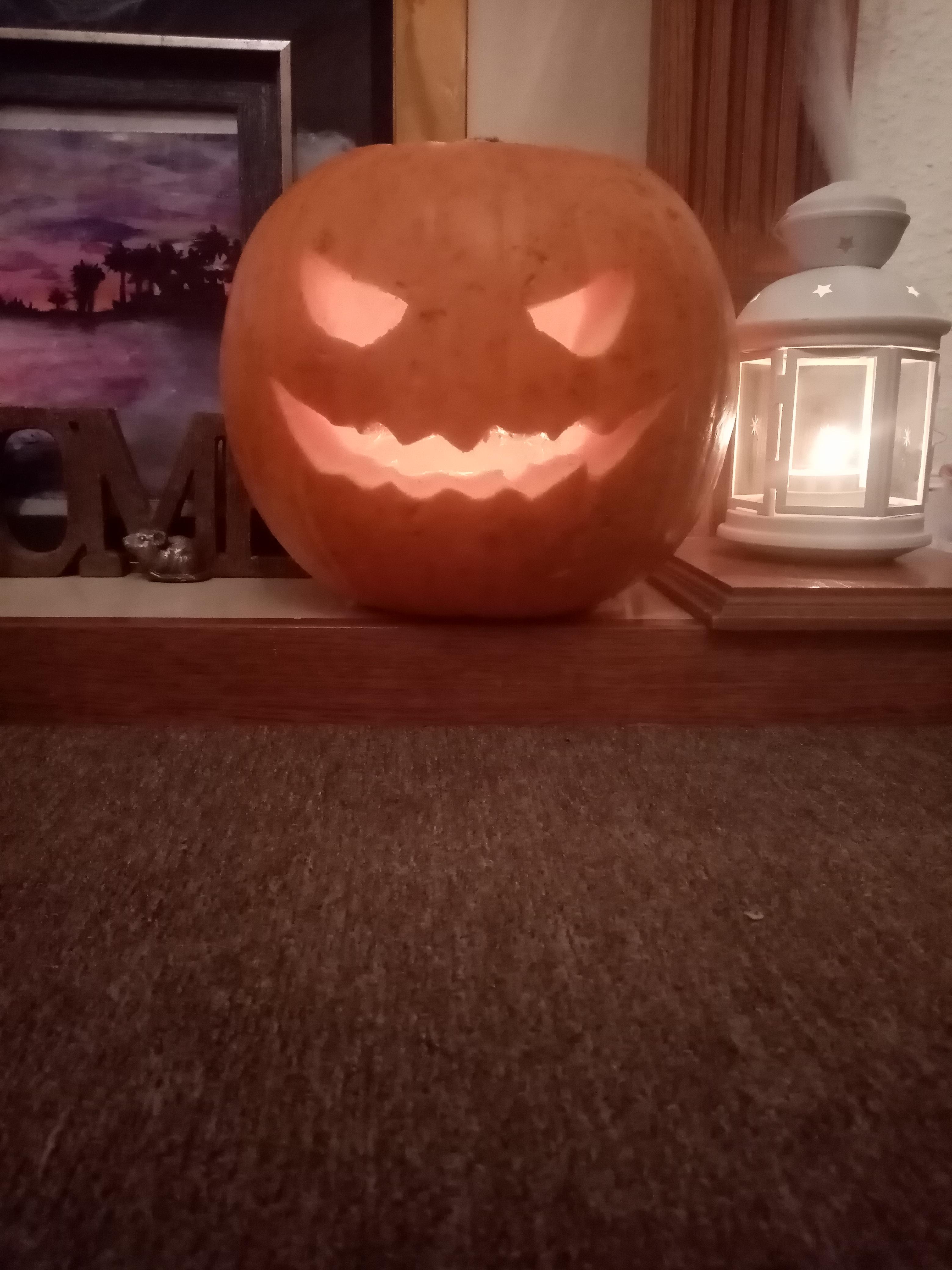 This is my first pumpkin, The Pumpking. r/Terraria