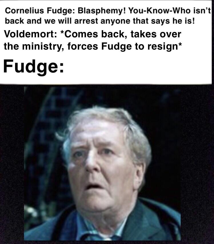 What Cornelius doesn’t know won’t hurt him. r/harrypotter