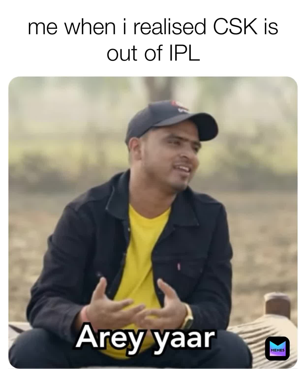 Posting an Arey Yaar meme everyday for the next Month