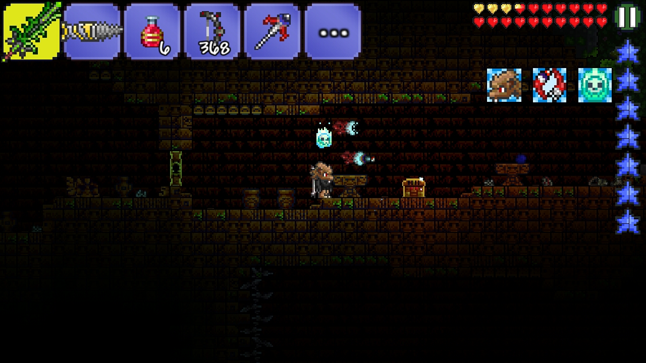 A chest spawned outside of the jungle temple..... r/Terraria