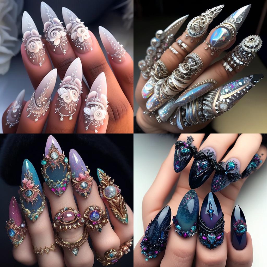 This is A.I.’s idea of an expensive acrylic set (made using Midjourney