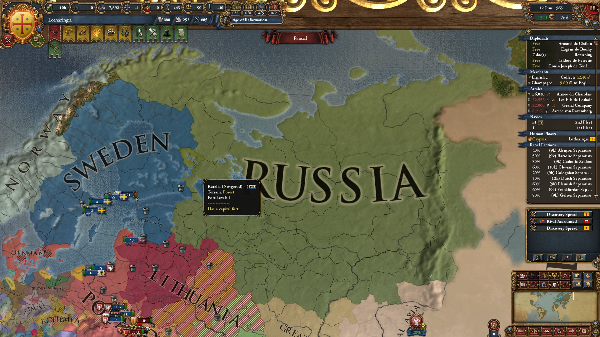 EU4 Been playing since launch and I finally have the great honor to present you with my first